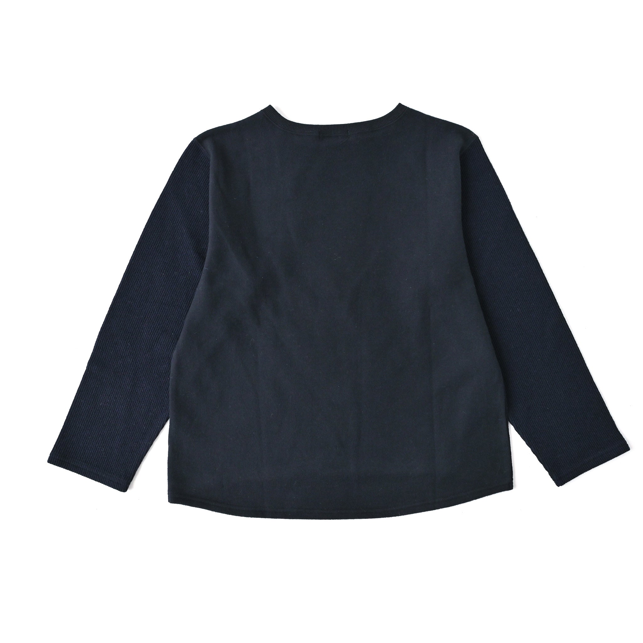 クォーターコンビプルオーバー 長袖