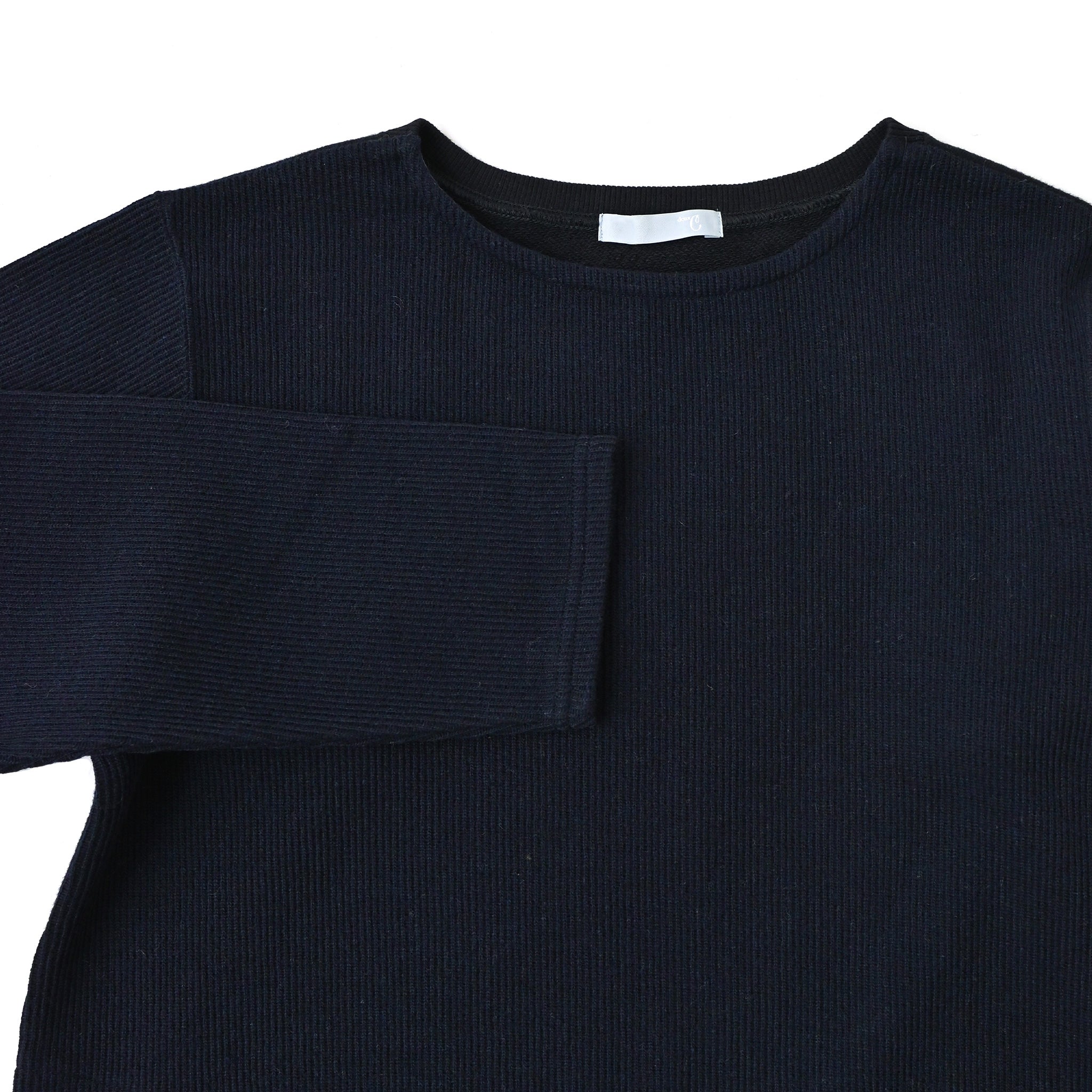 クォーターコンビワンピース 長袖