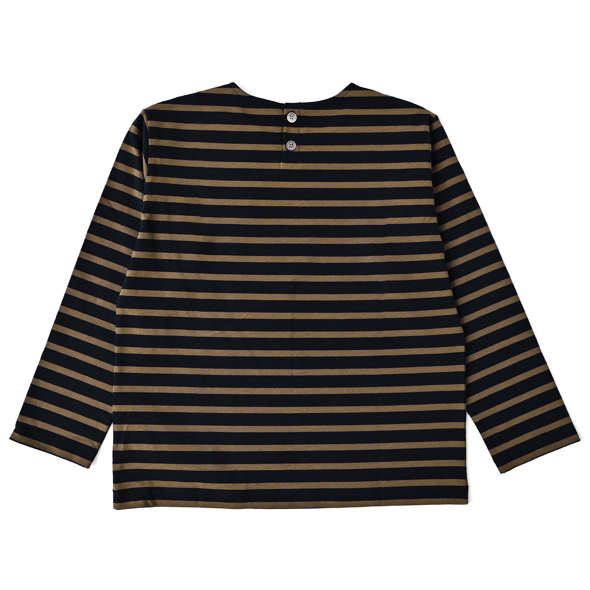 ボーダーカットプルオーバー 長袖