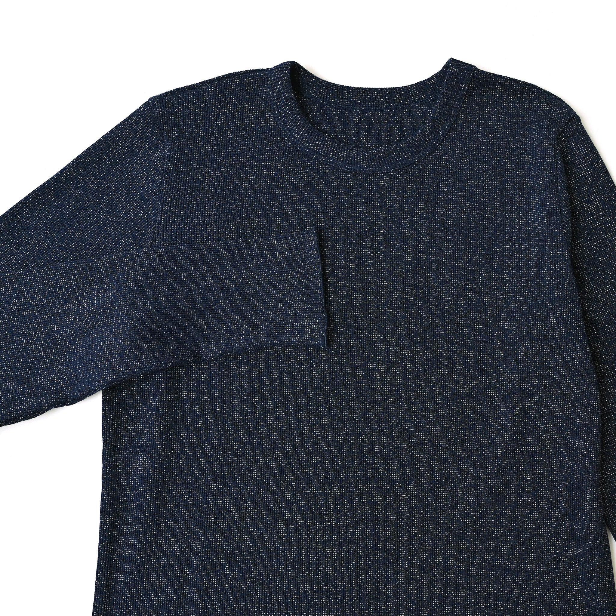 ラメテレコプルオーバー 長袖