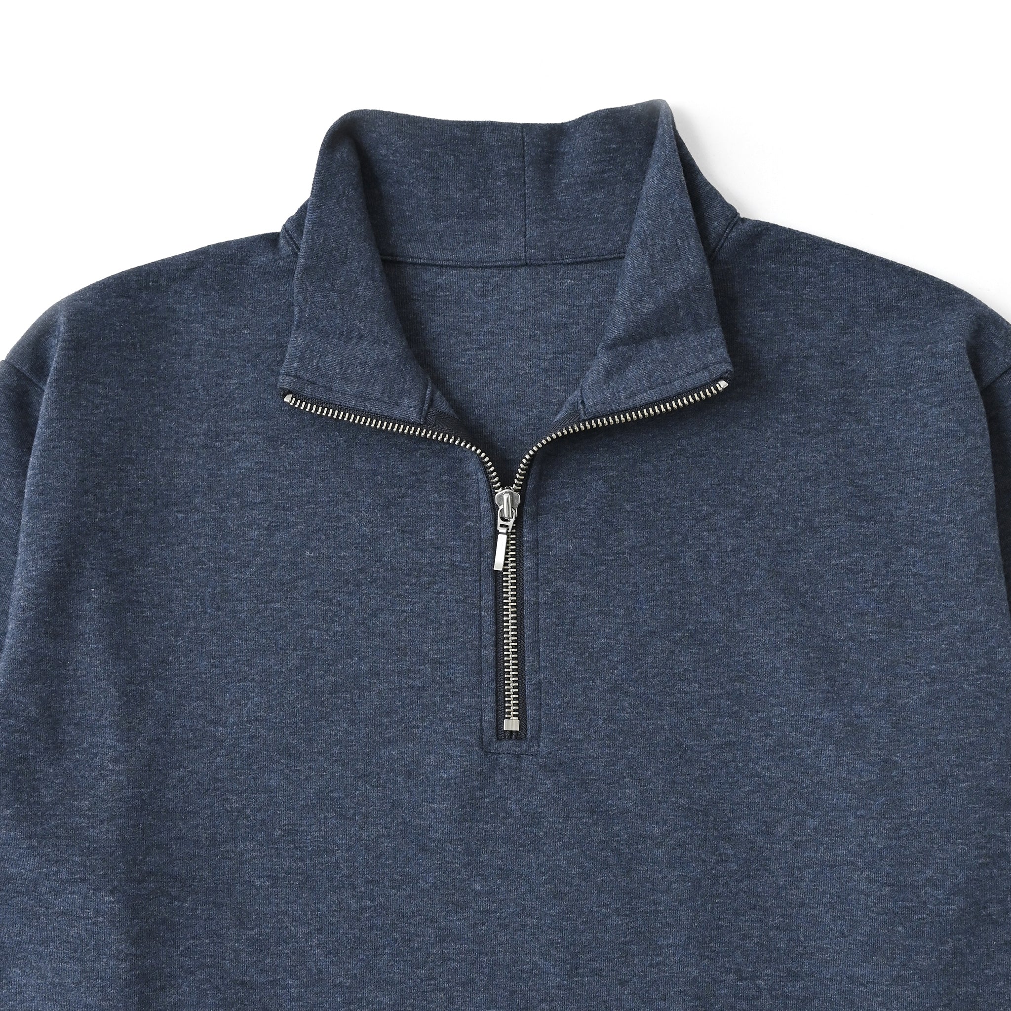 ハーフジッププルオーバー 長袖