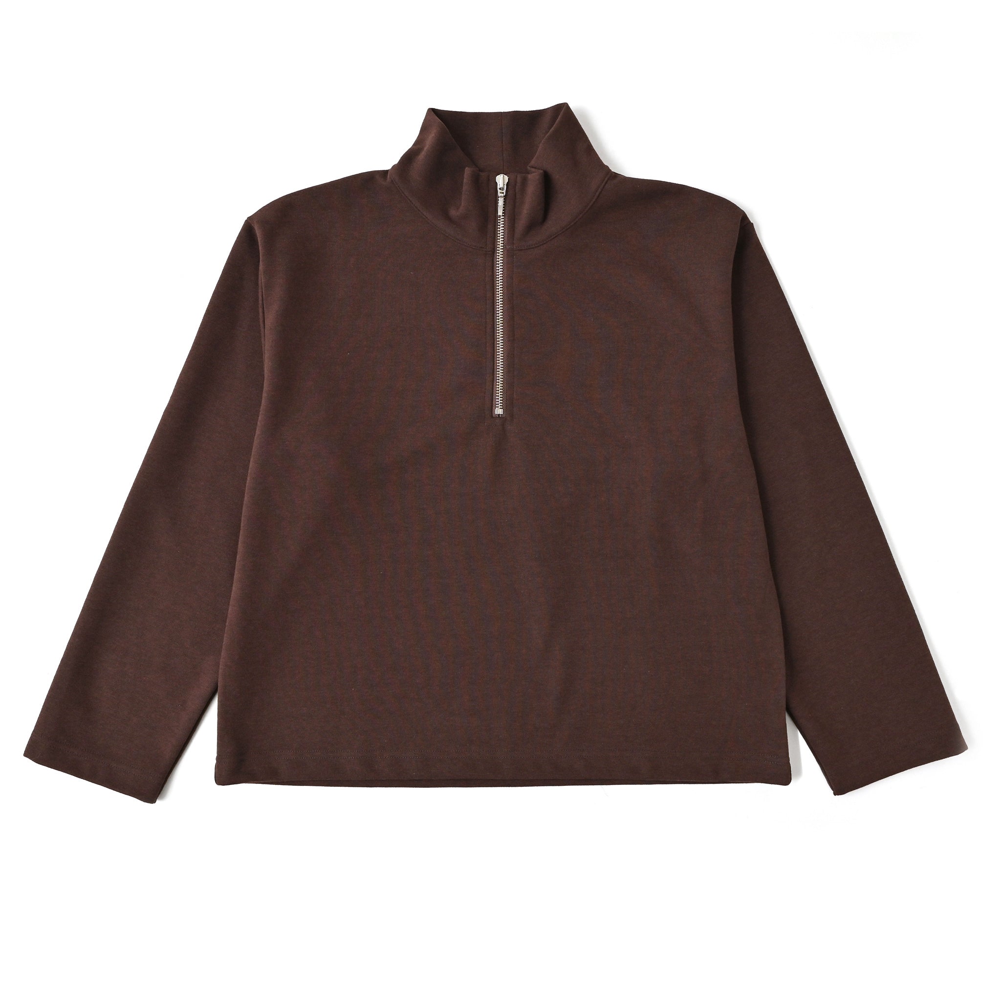 ハーフジッププルオーバー 長袖