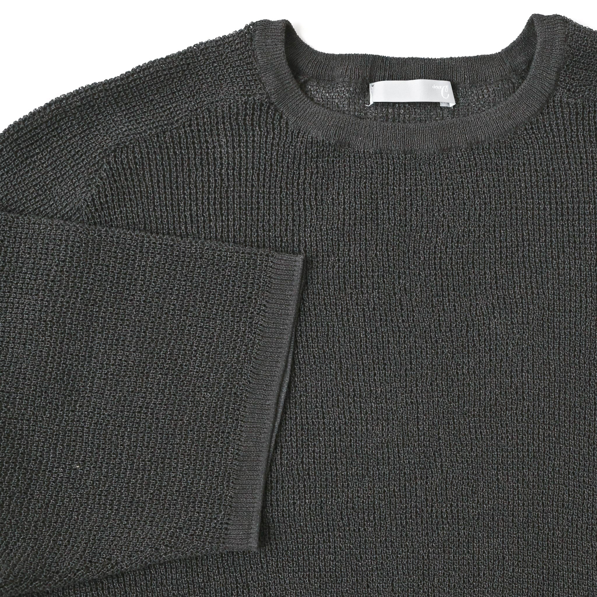 ペーパーヤーンプルオーバー 5分袖