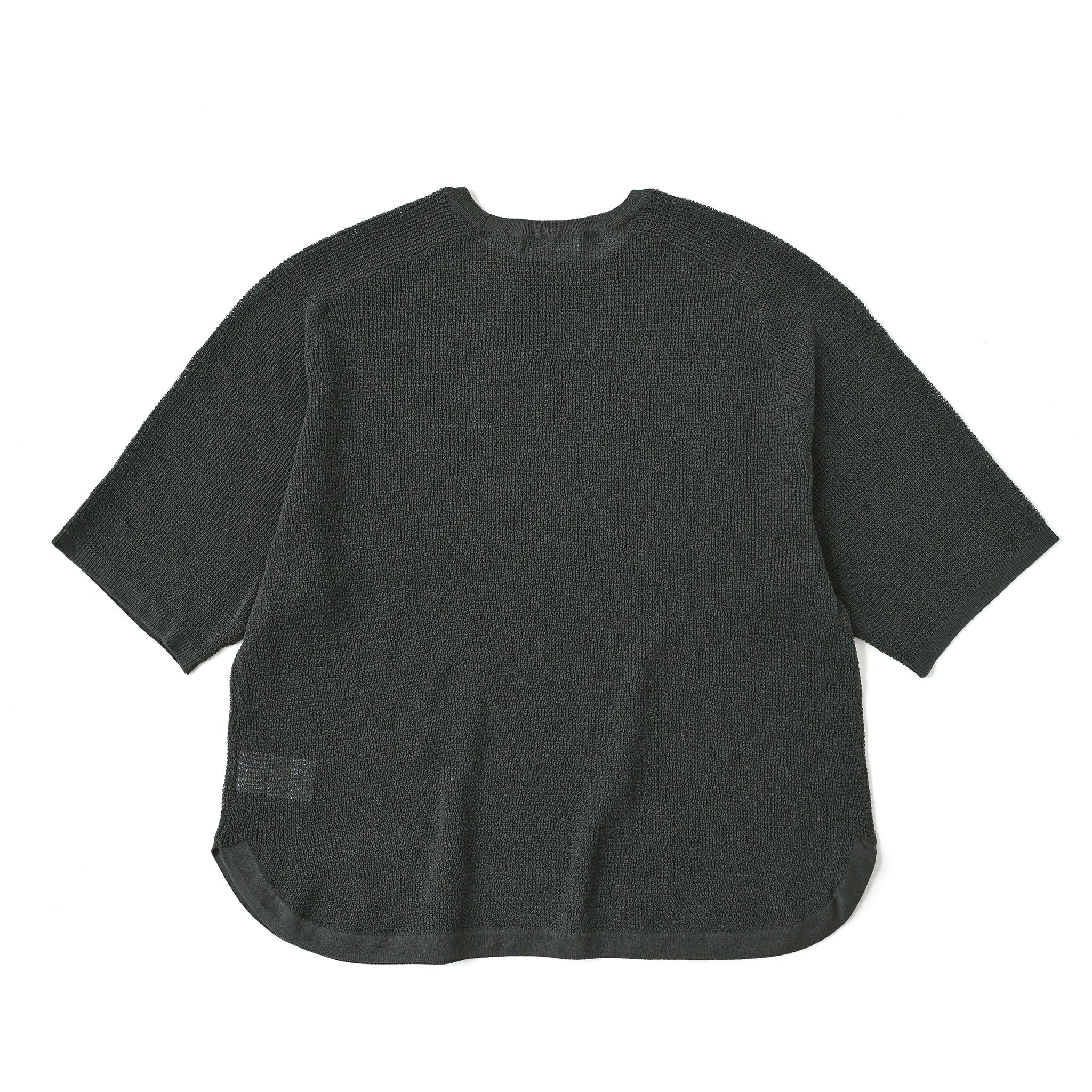 ペーパーヤーンプルオーバー 5分袖