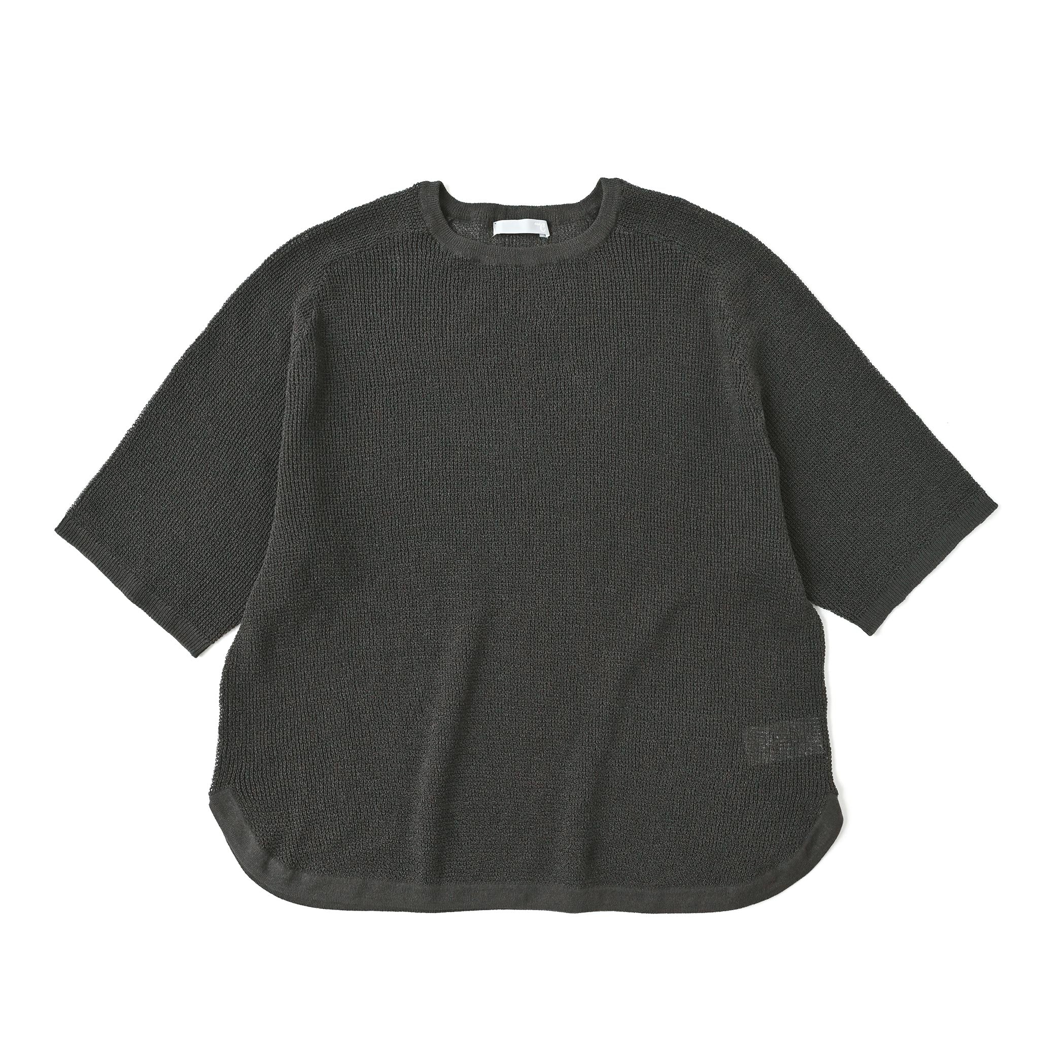 ペーパーヤーンプルオーバー 5分袖