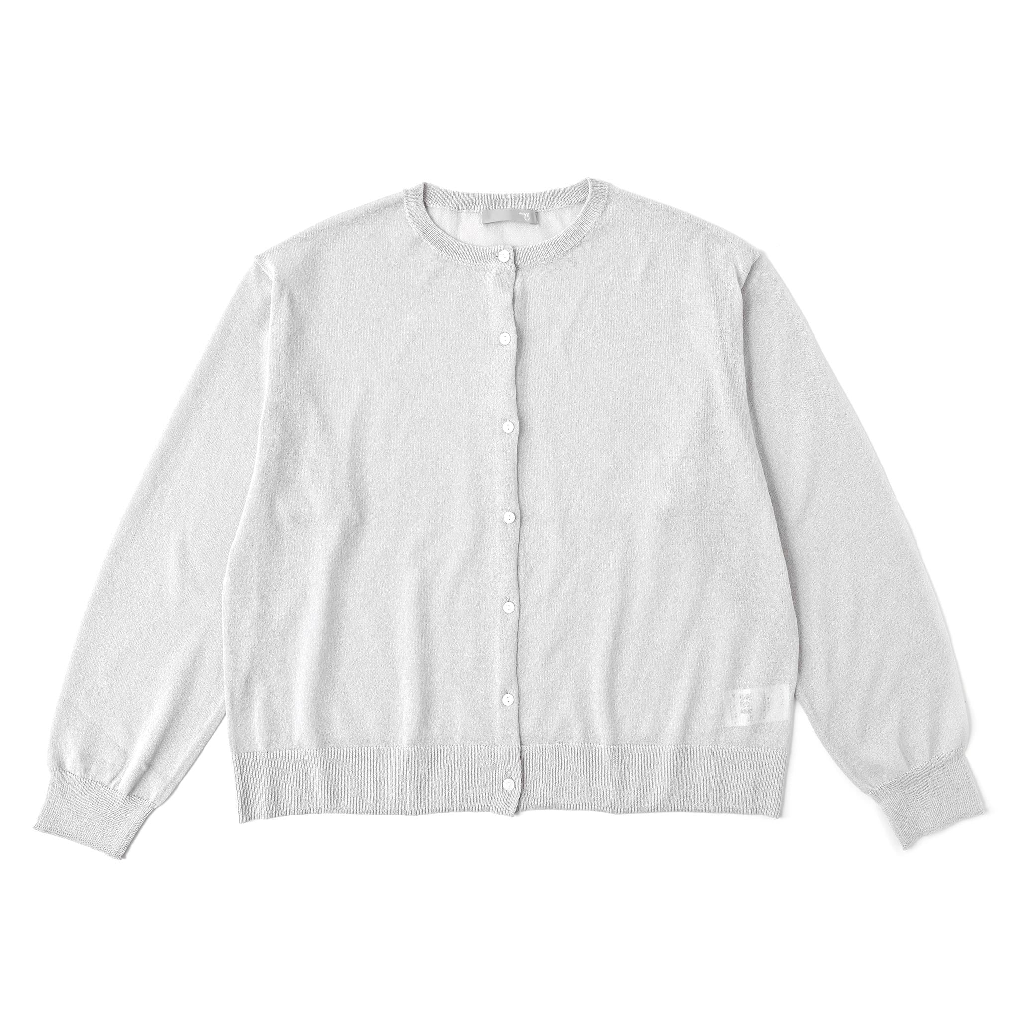 ペーパーヤーンカーディガン 長袖