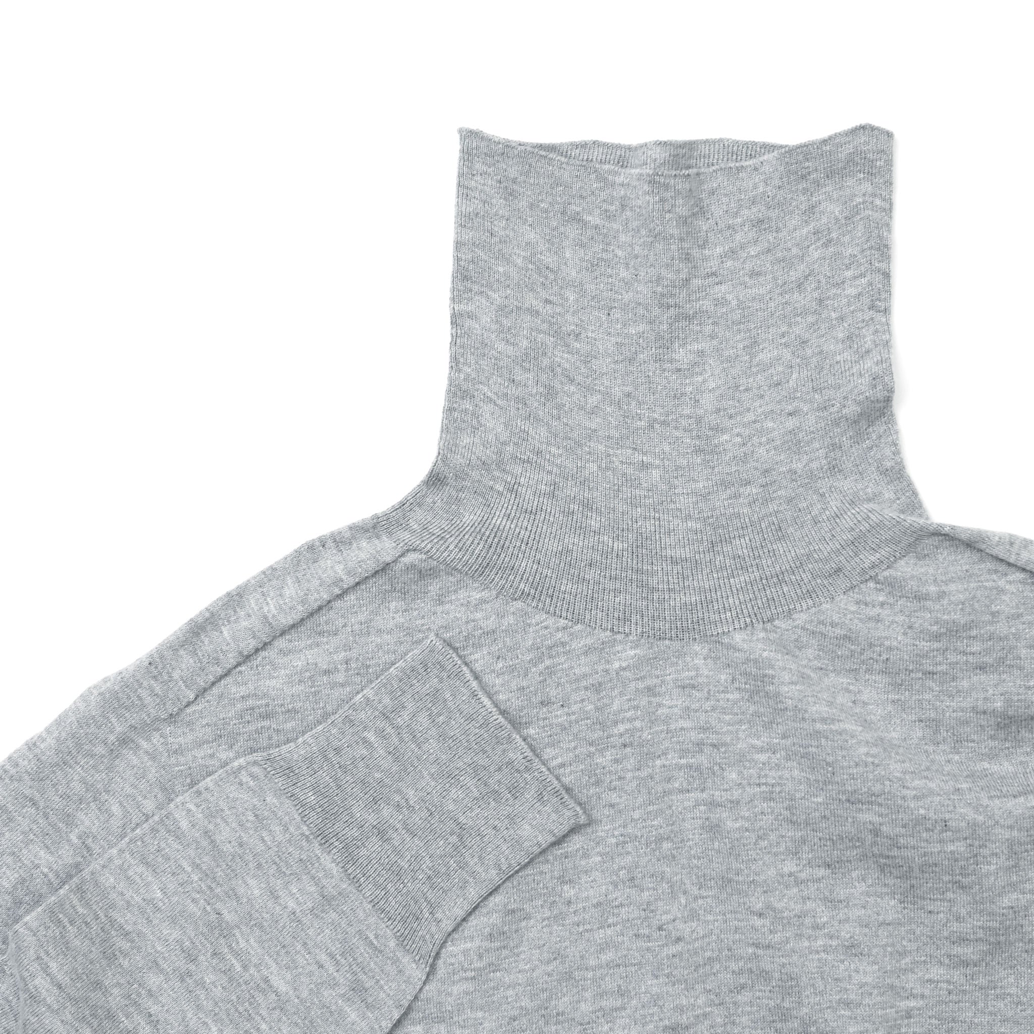 ハイゲージニット タートルネックプルオーバー 長袖