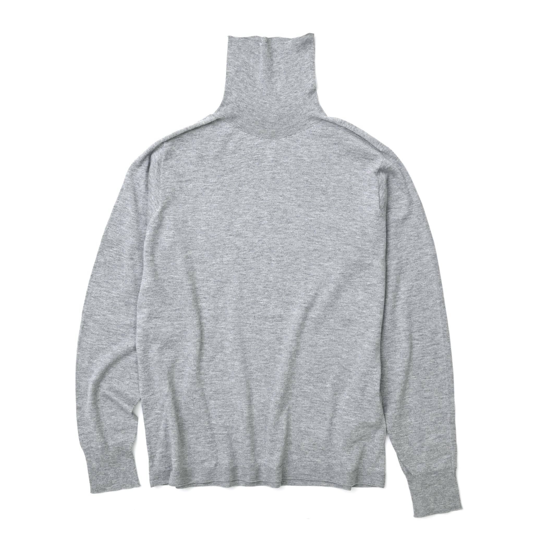 ハイゲージニット タートルネックプルオーバー 長袖