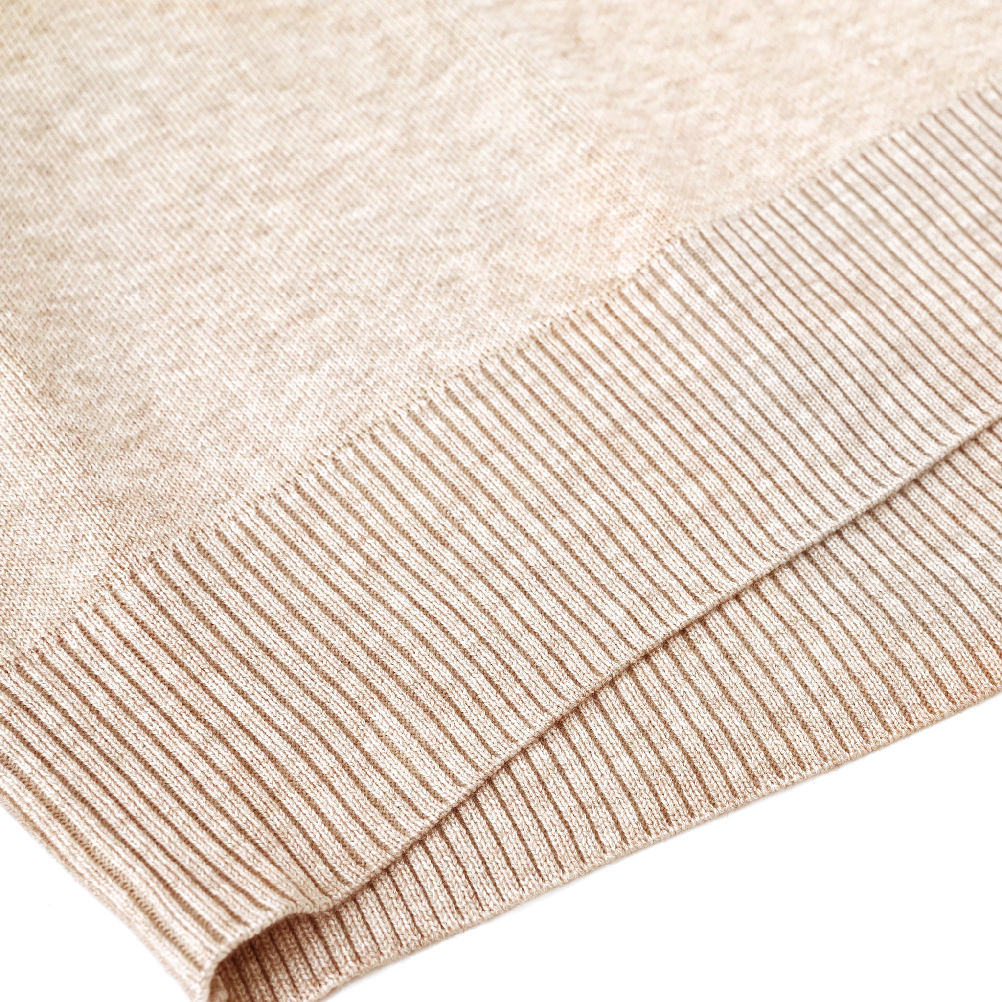 シンプルニットプルオーバー 長袖