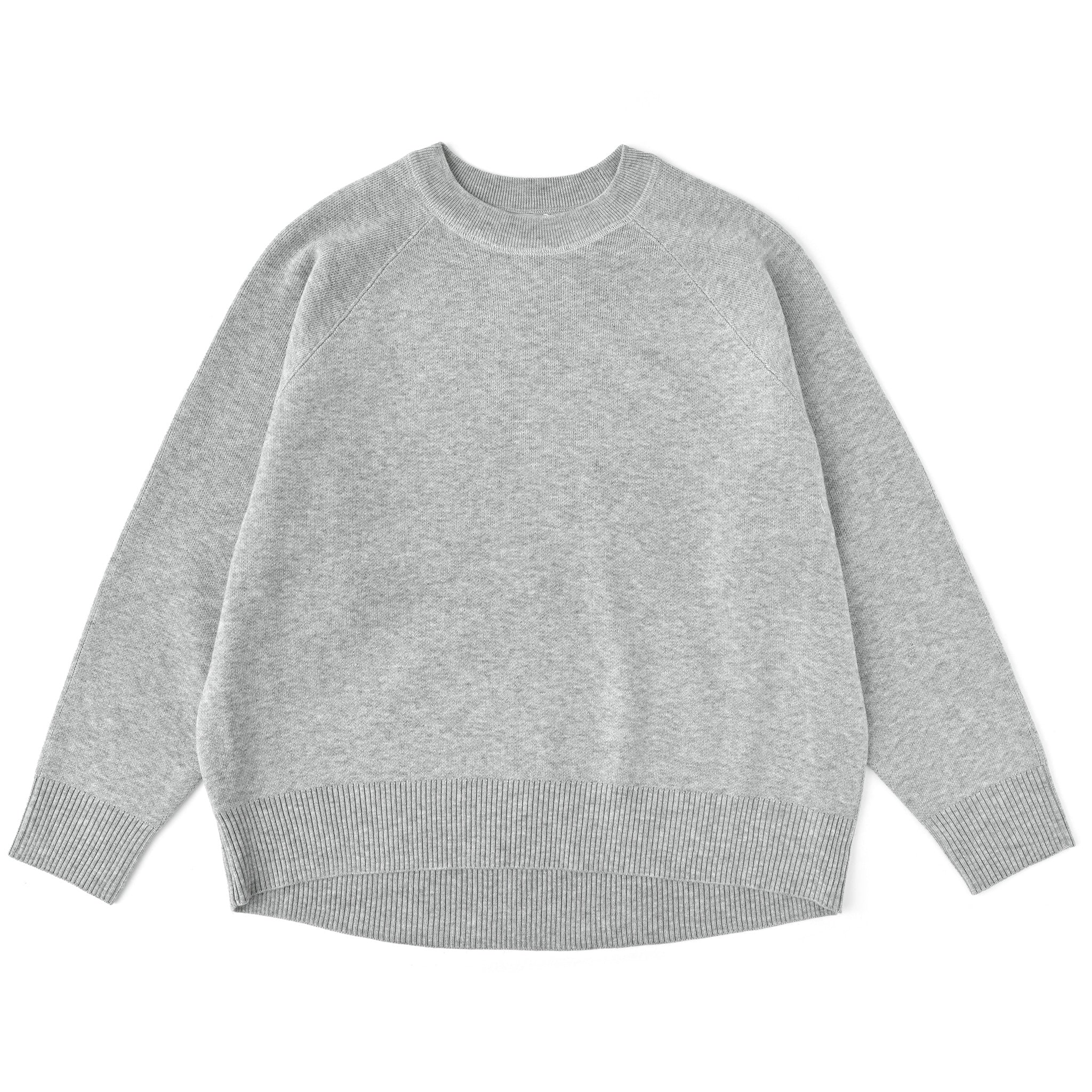 シンプルニットプルオーバー 長袖