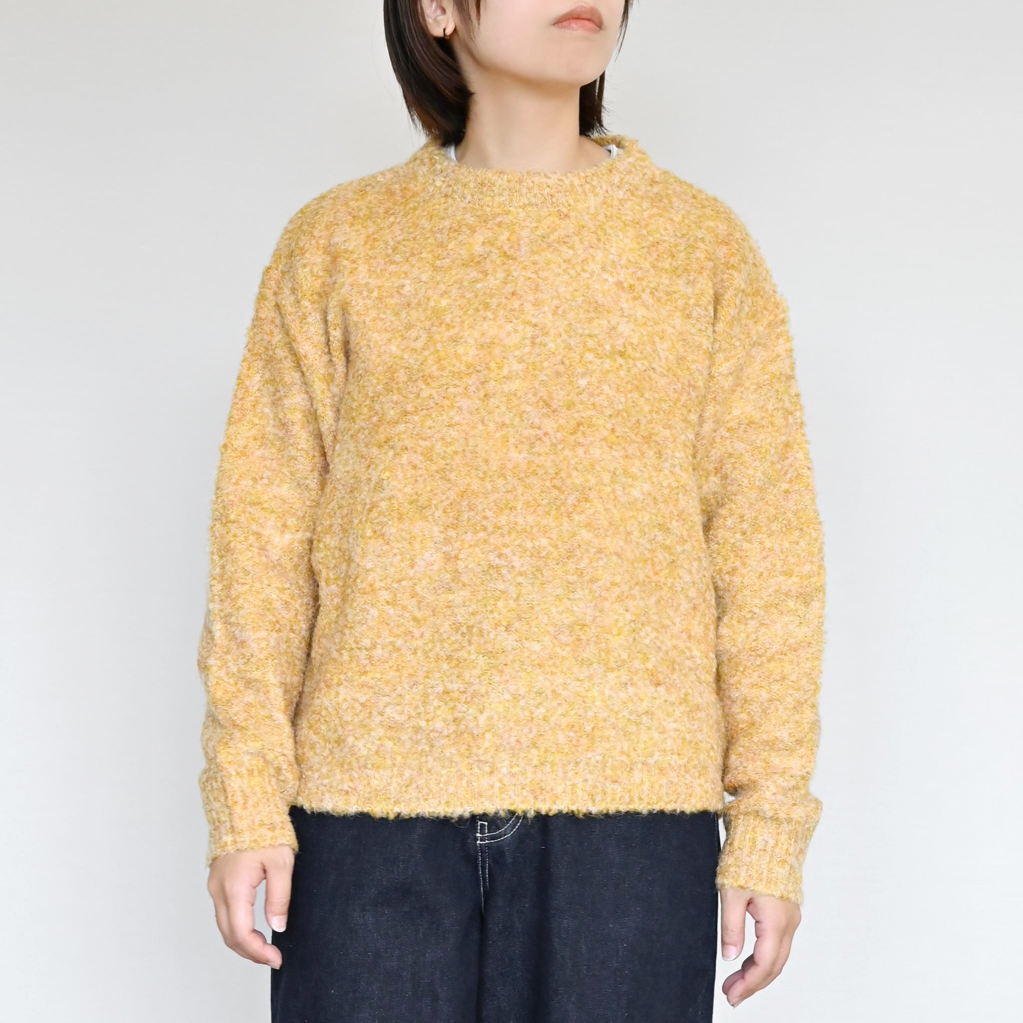 ブークレーヤーンプルオーバー 長袖