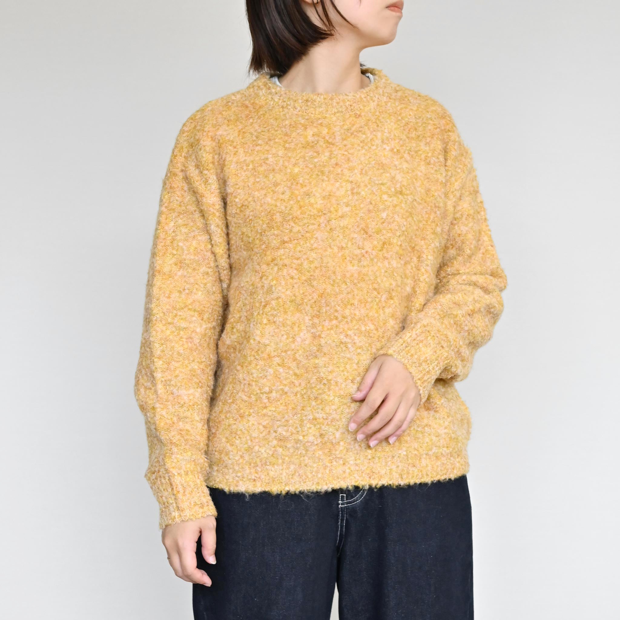 ブークレーヤーンプルオーバー 長袖