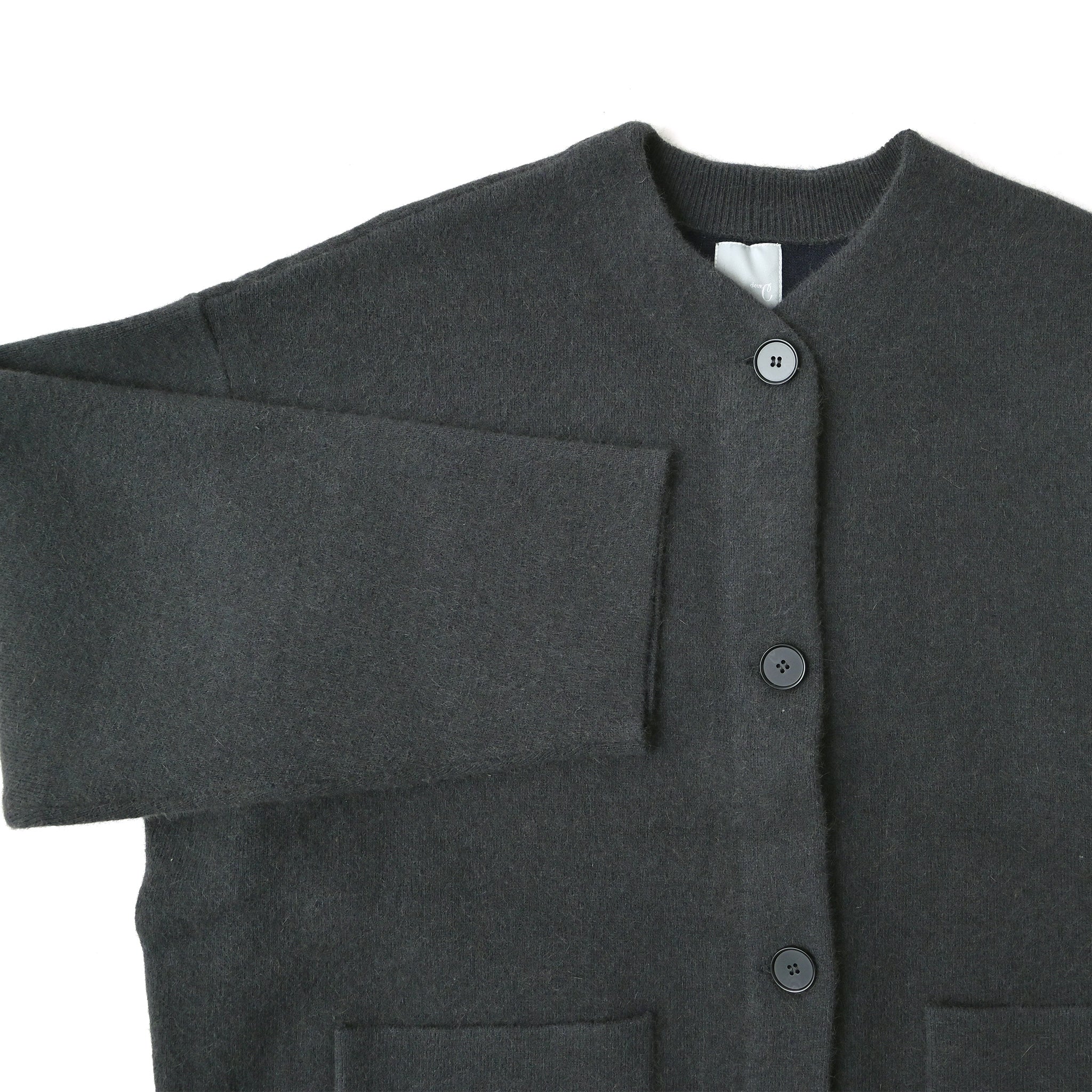 ダブルフェイスニットジャケット 長袖