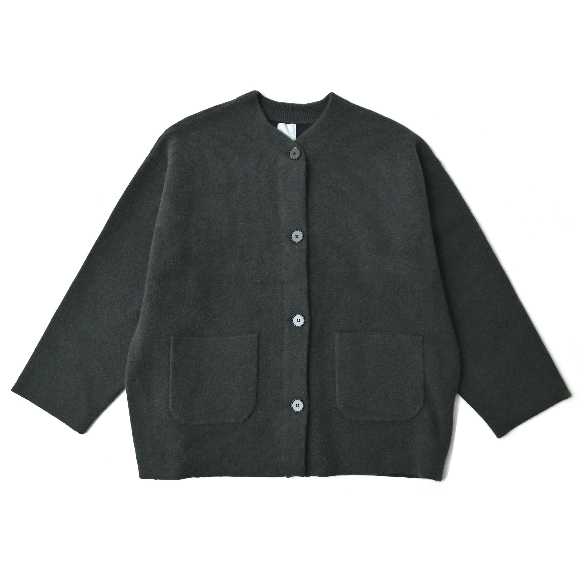 ダブルフェイスニットジャケット 長袖