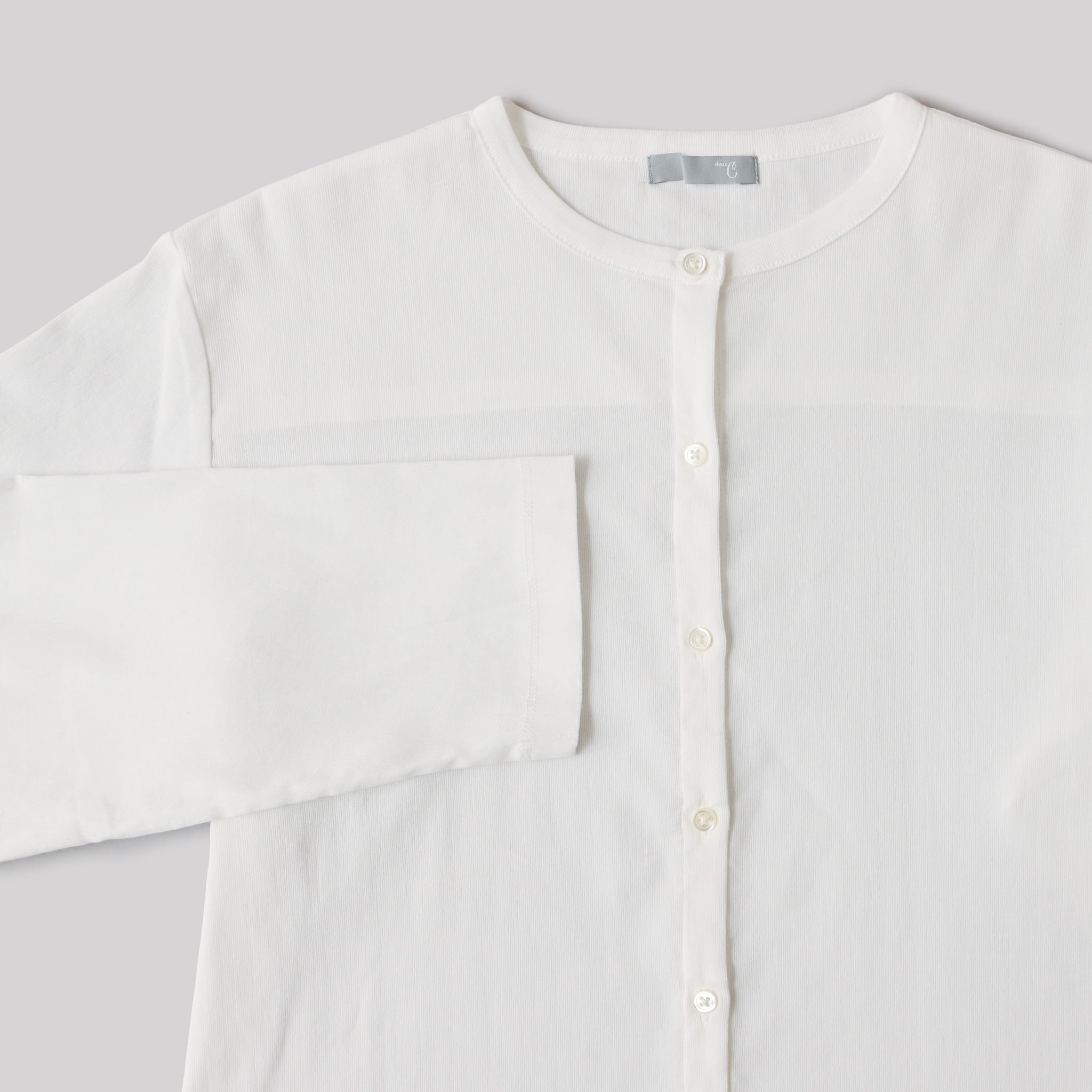 ビワコットンブラウス・カーディガン 長袖