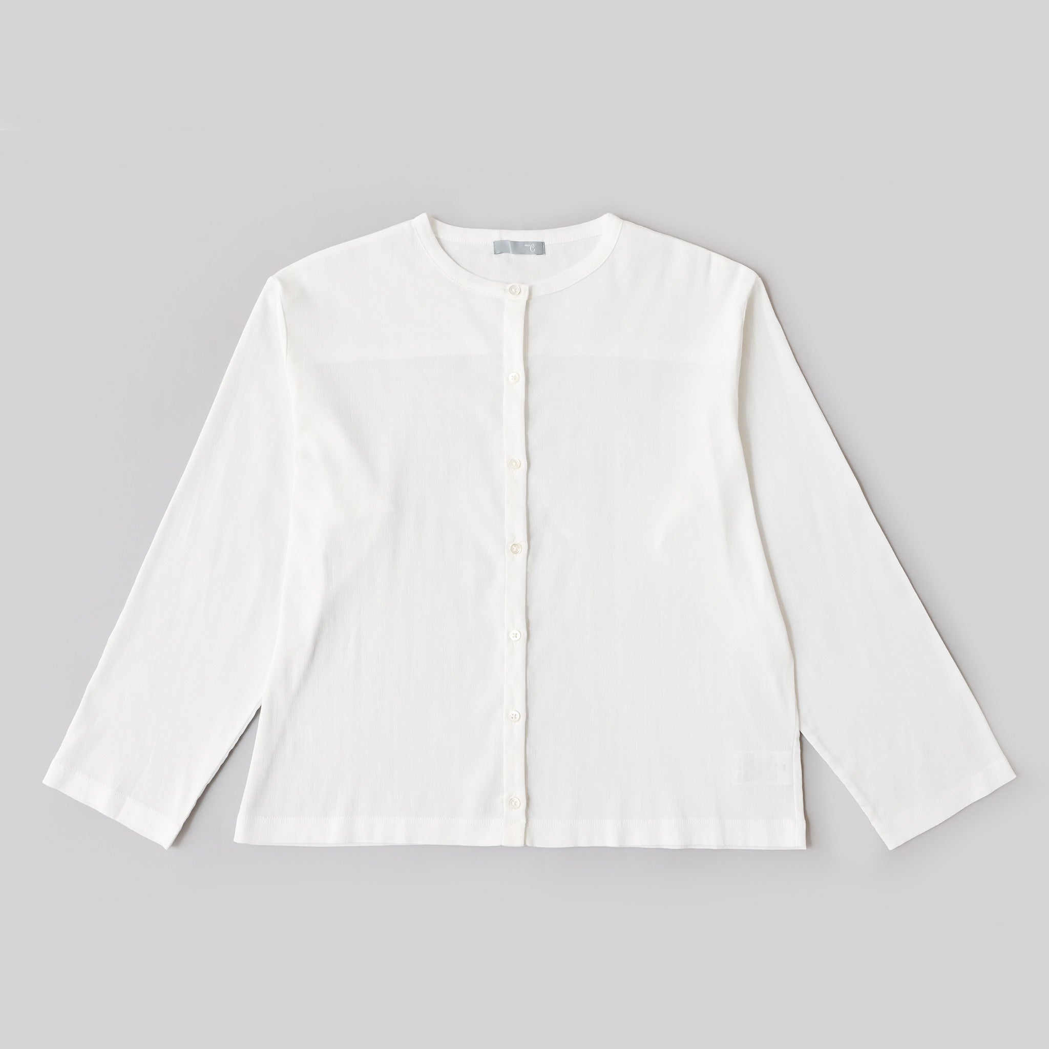 ビワコットンブラウス・カーディガン 長袖