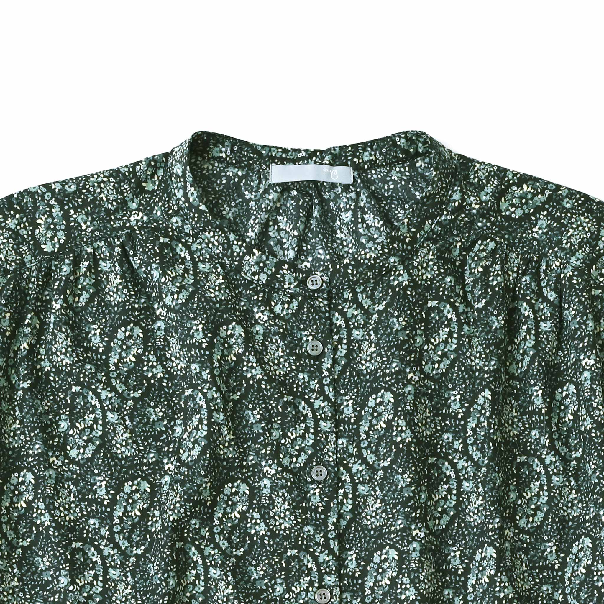 ペイズリーコバナブラウス 半袖