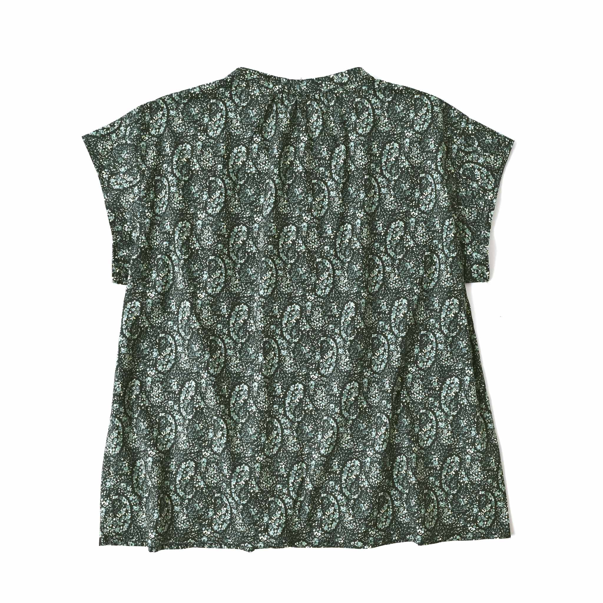 ペイズリーコバナブラウス 半袖