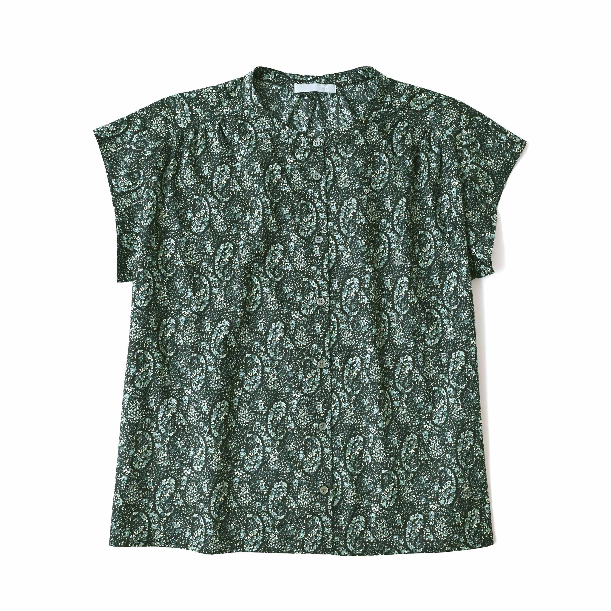 ペイズリーコバナブラウス 半袖