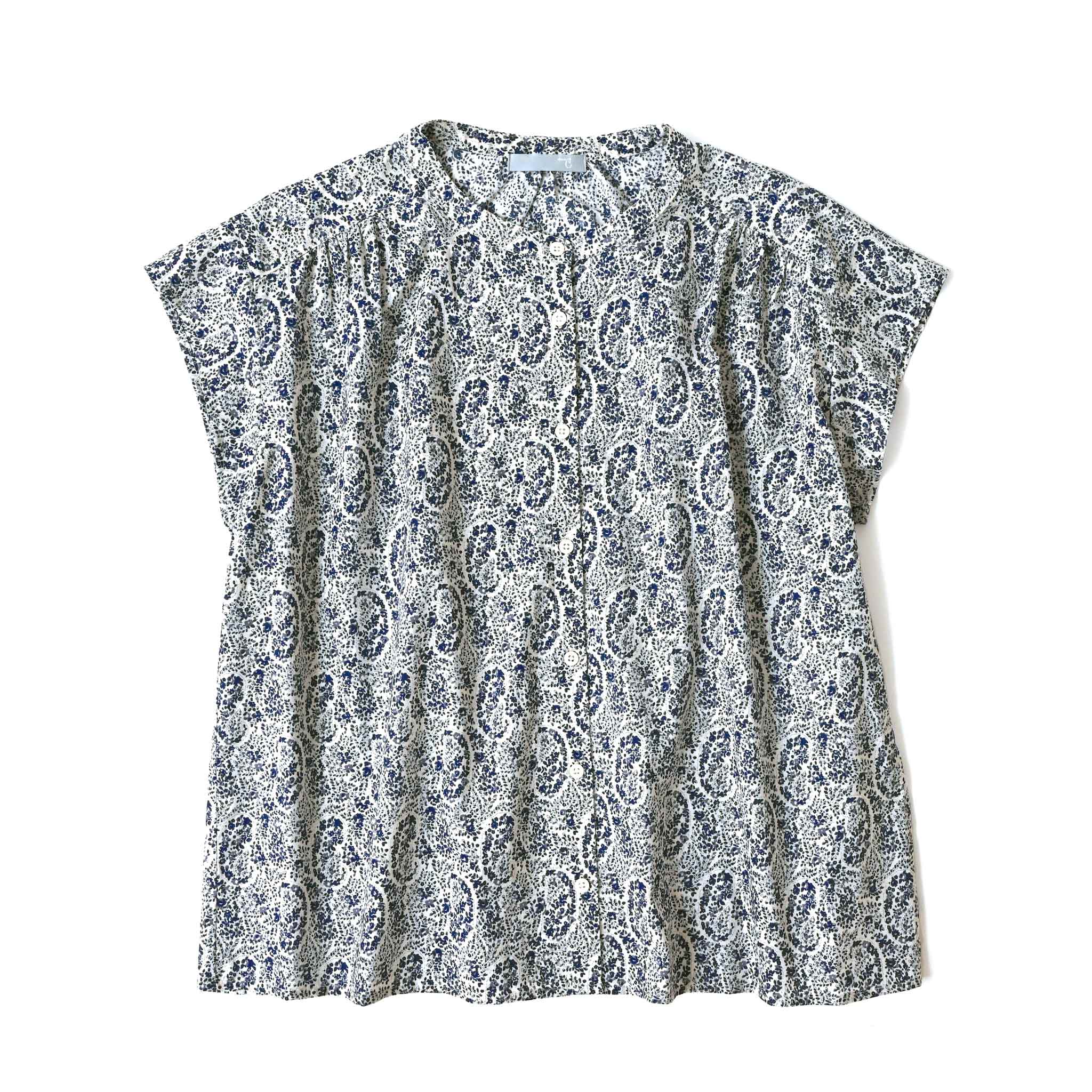 ペイズリーコバナブラウス 半袖