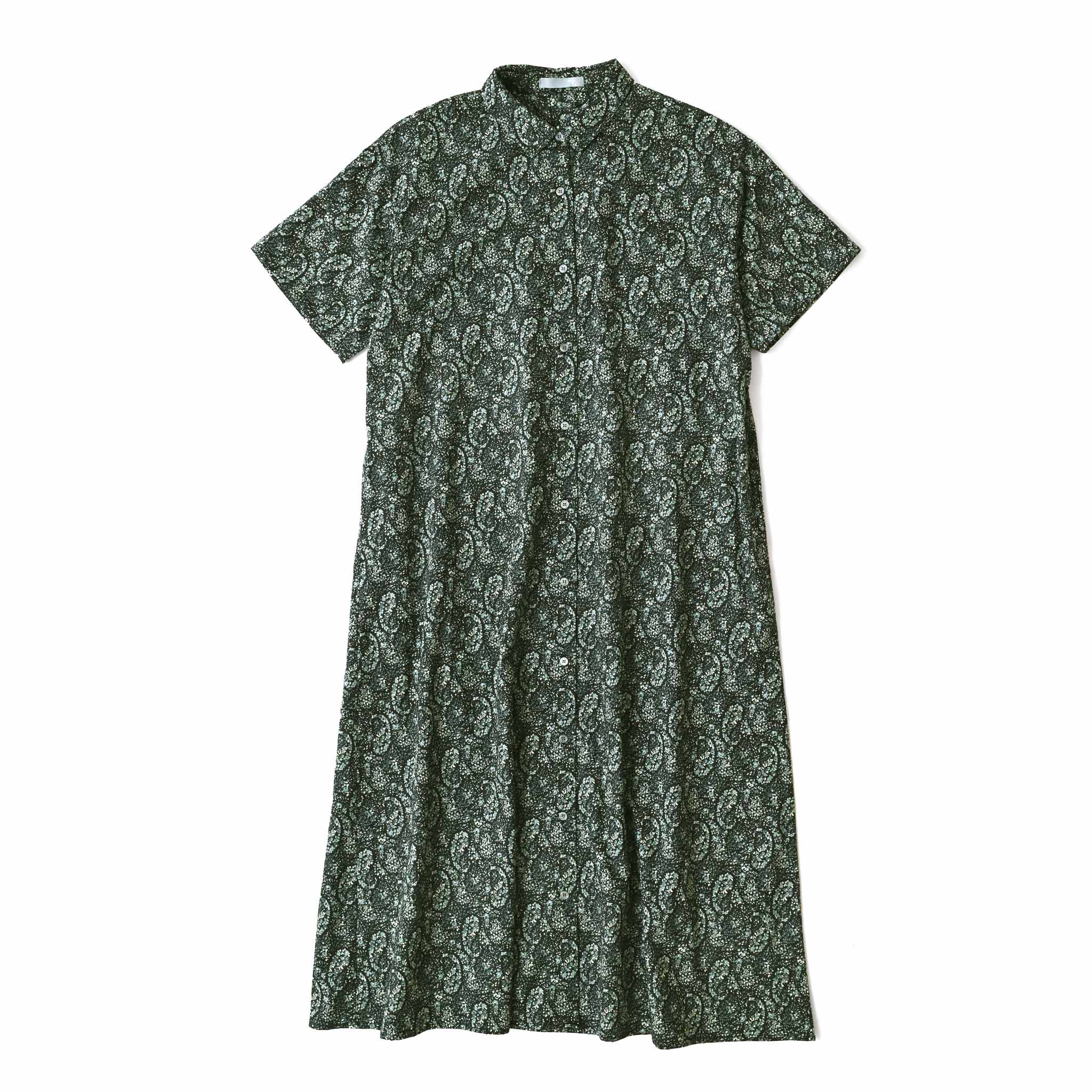 ペイズリーコバナワンピース 半袖