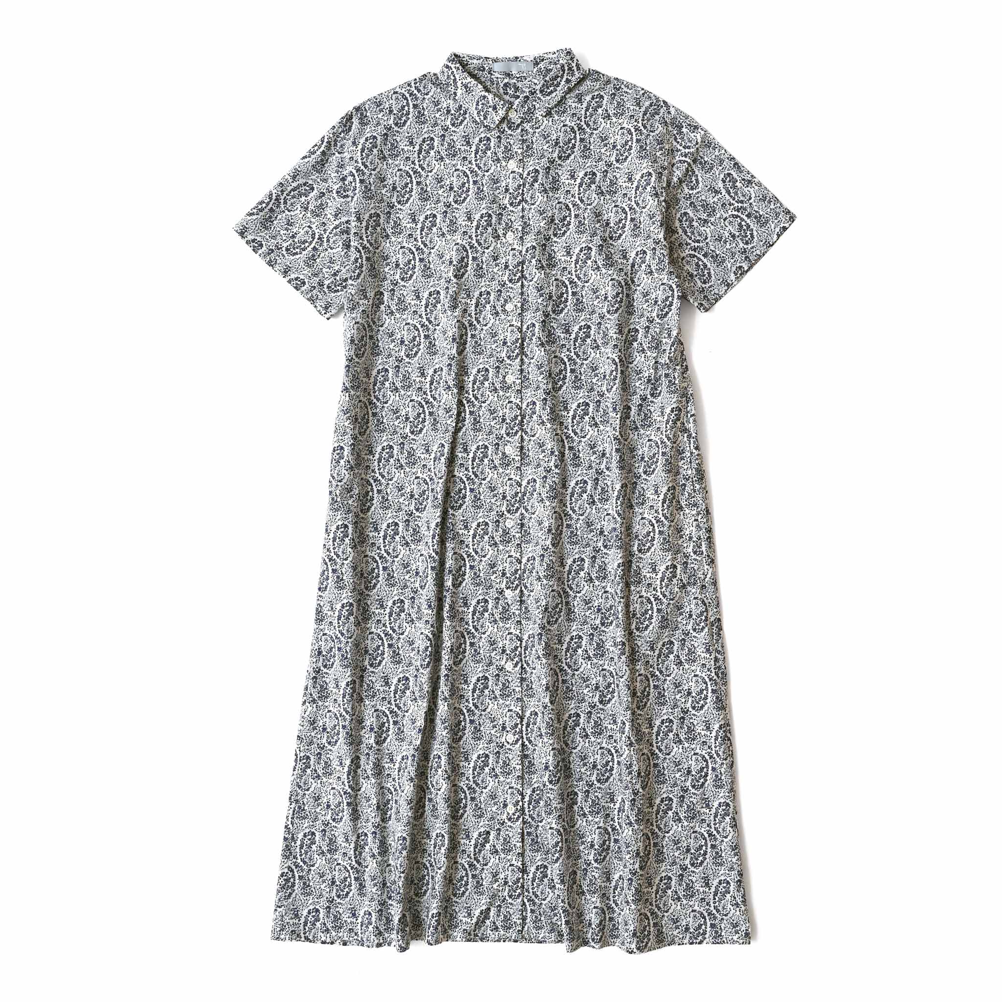 ペイズリーコバナワンピース 半袖