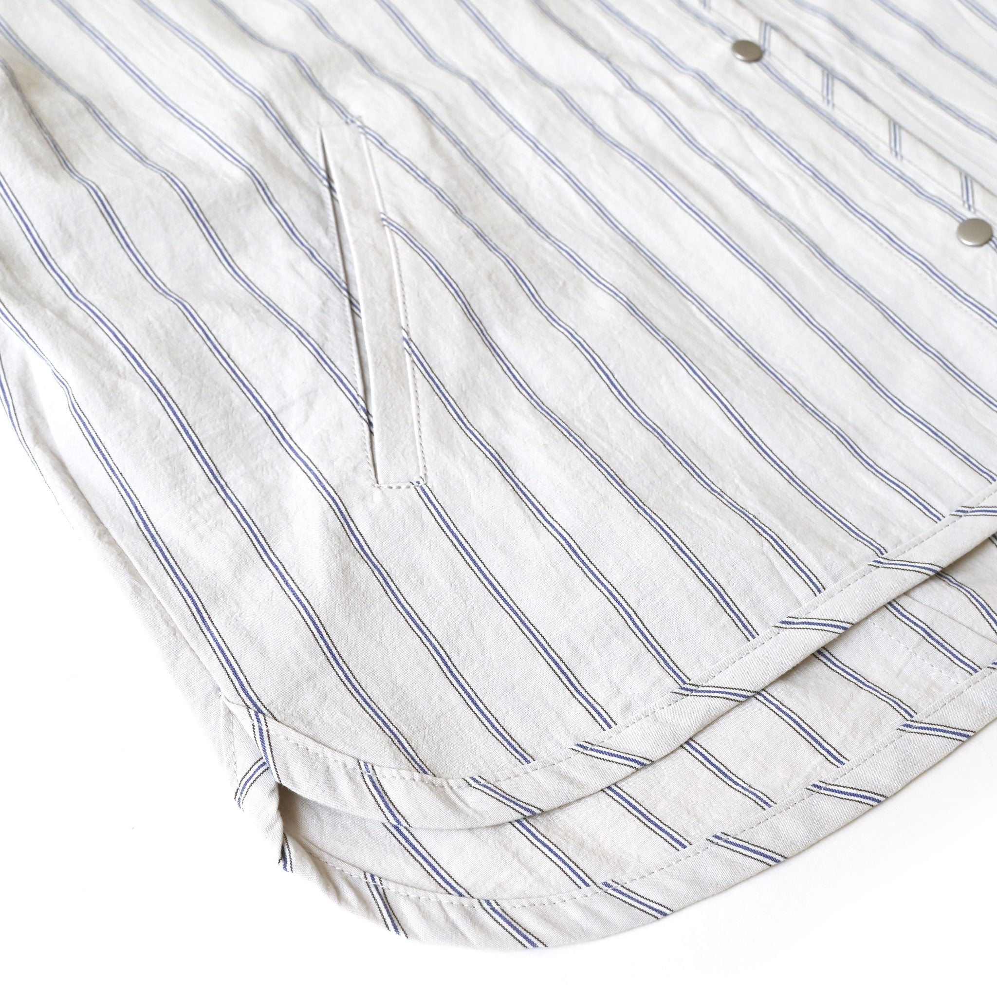 メンワッシャーストライプジャケット 長袖