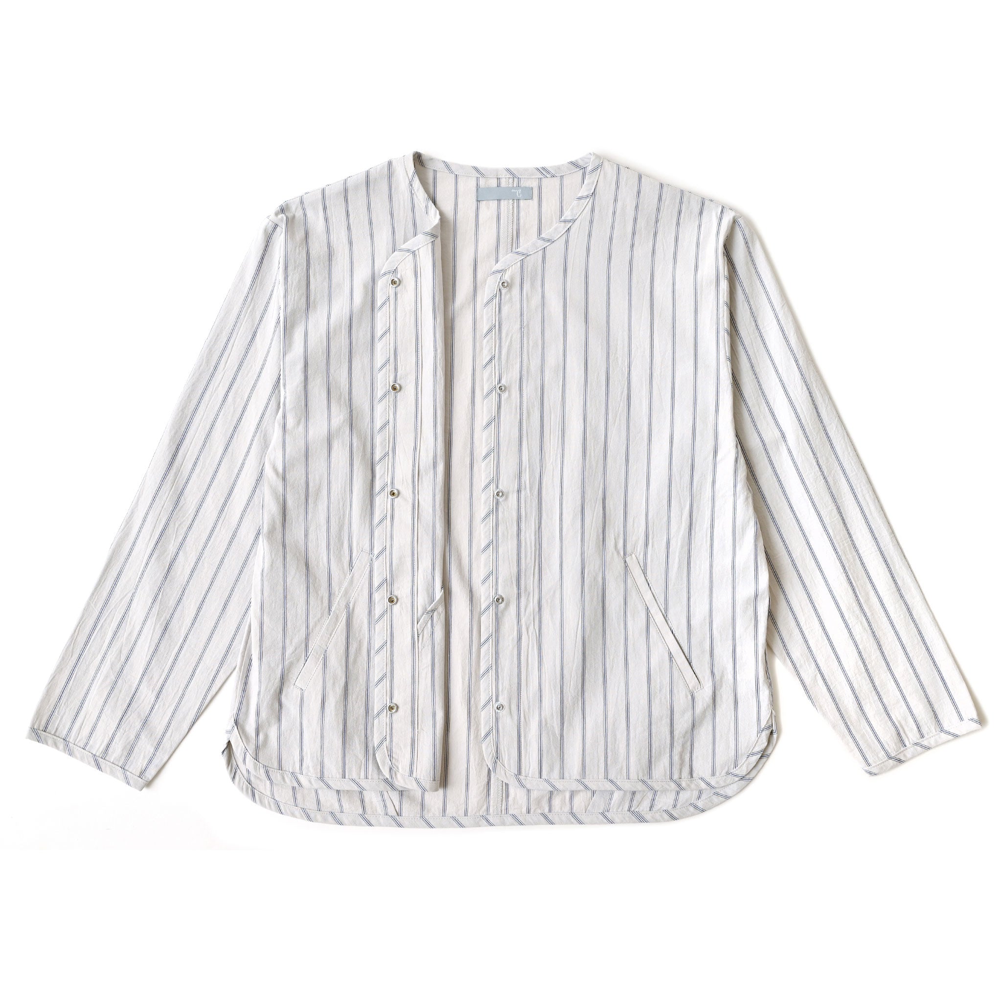 メンワッシャーストライプジャケット 長袖