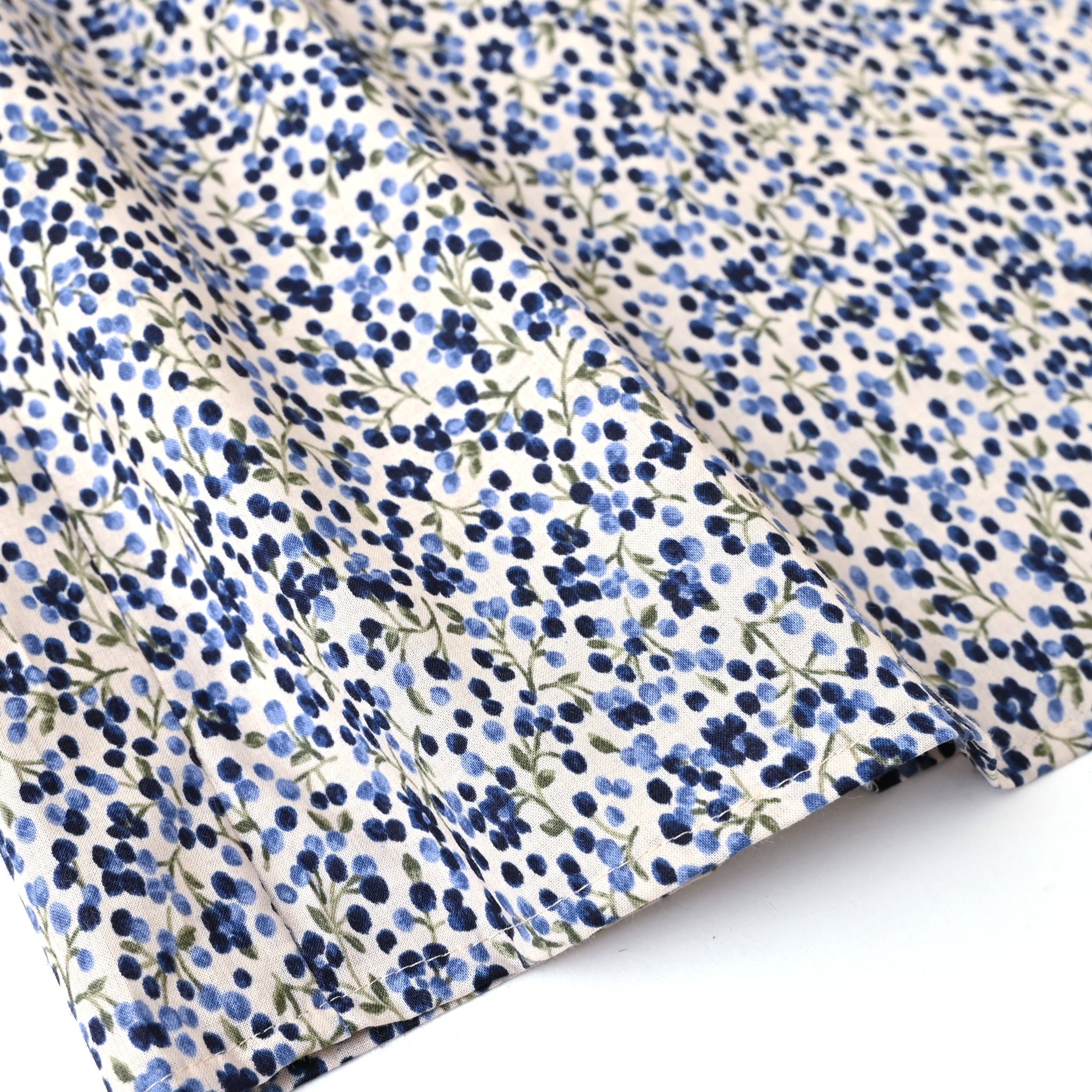 ドットフラワーブラウス 長袖