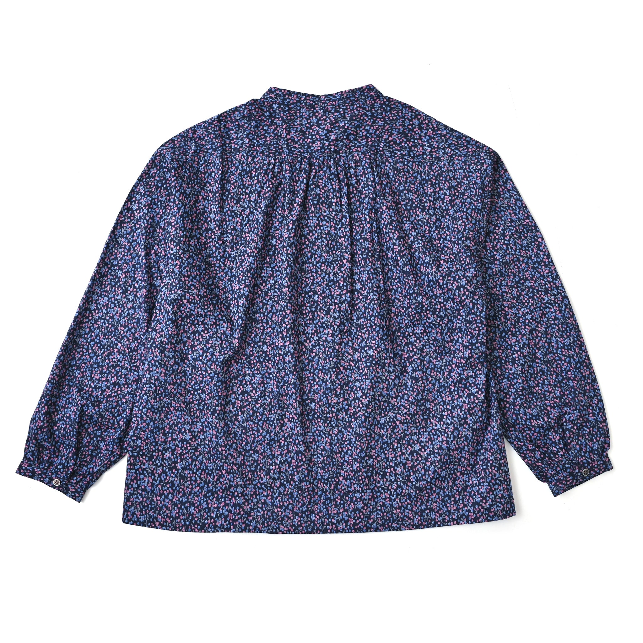 ドットフラワーブラウス 長袖