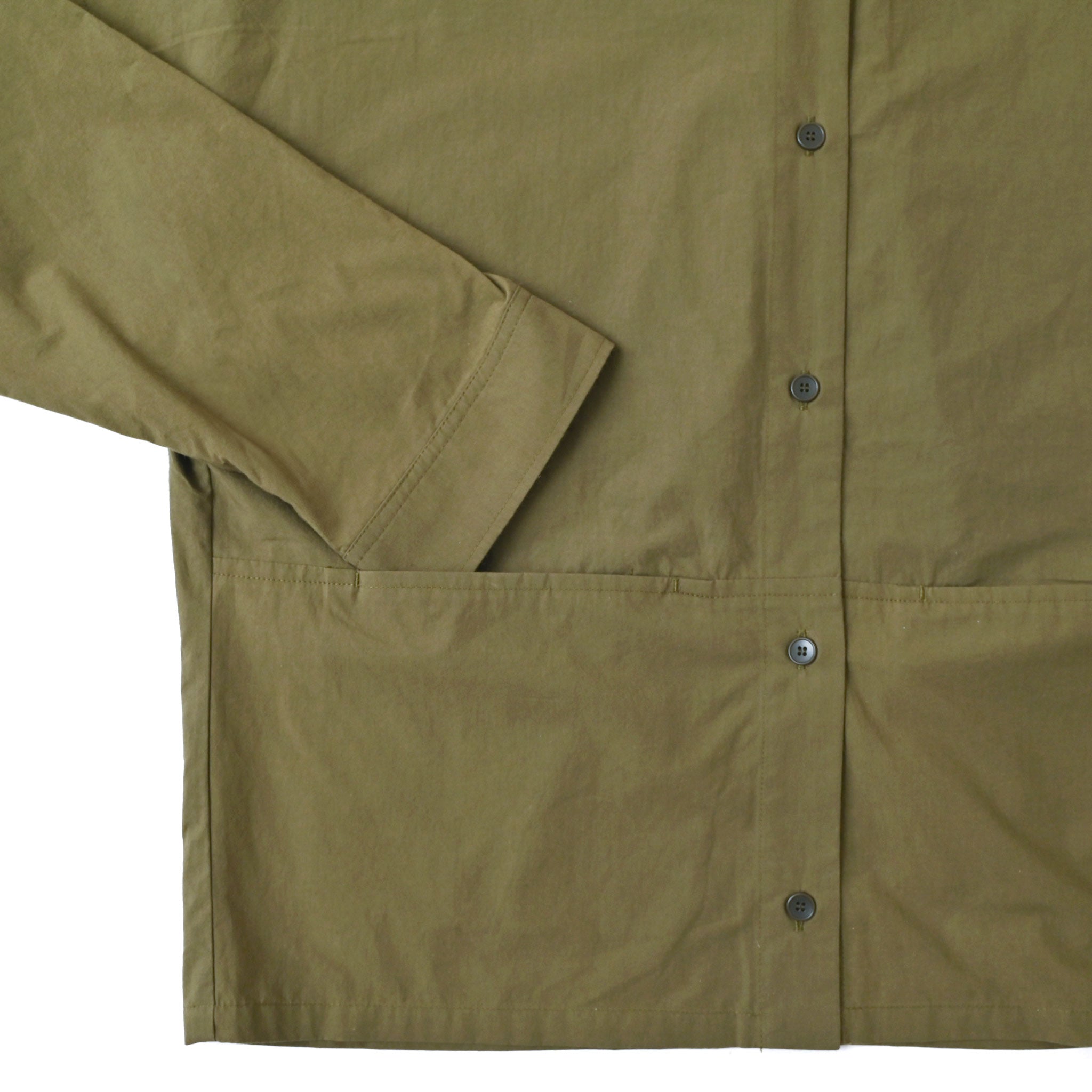 ワッシャーコットンジャケット 長袖