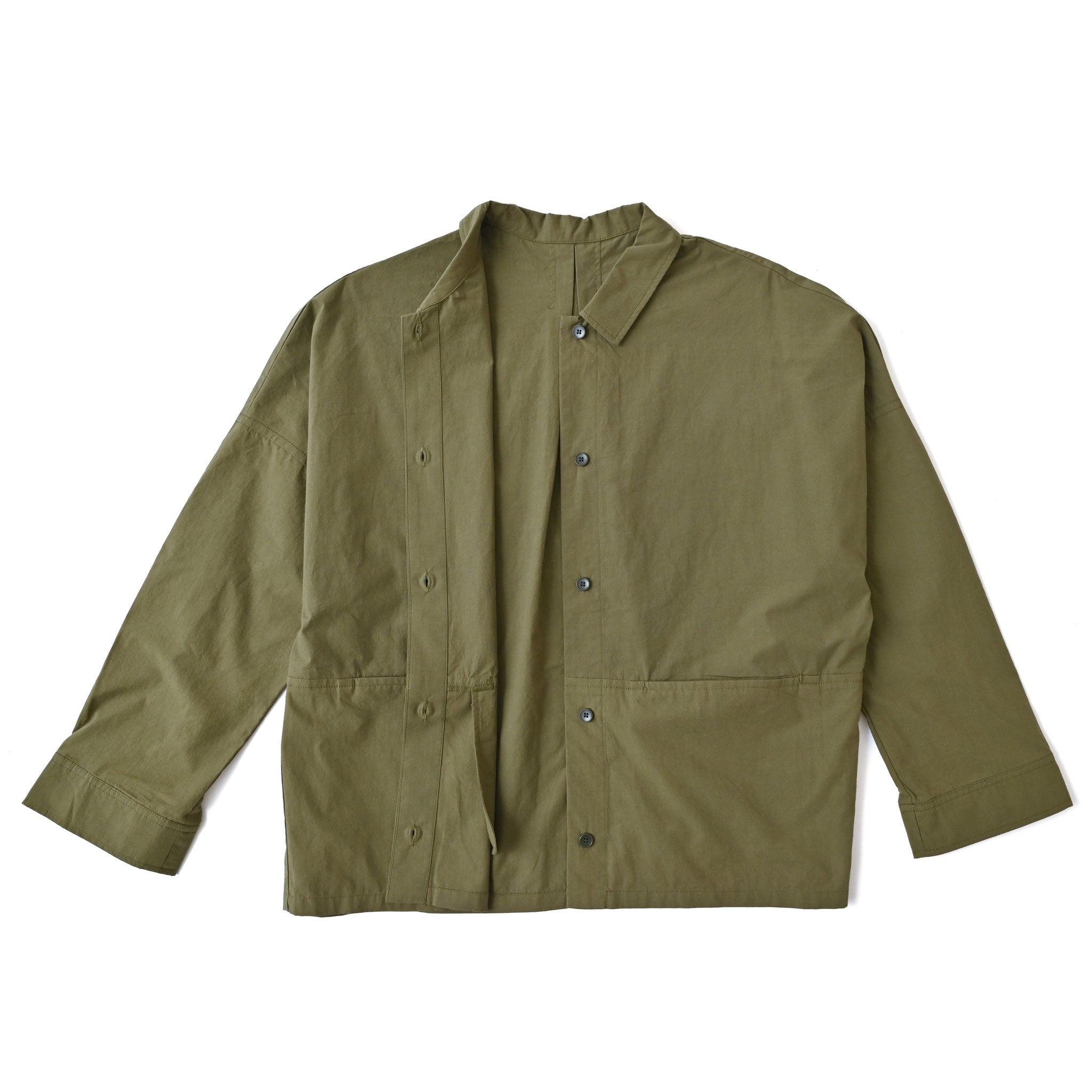 ワッシャーコットンジャケット 長袖