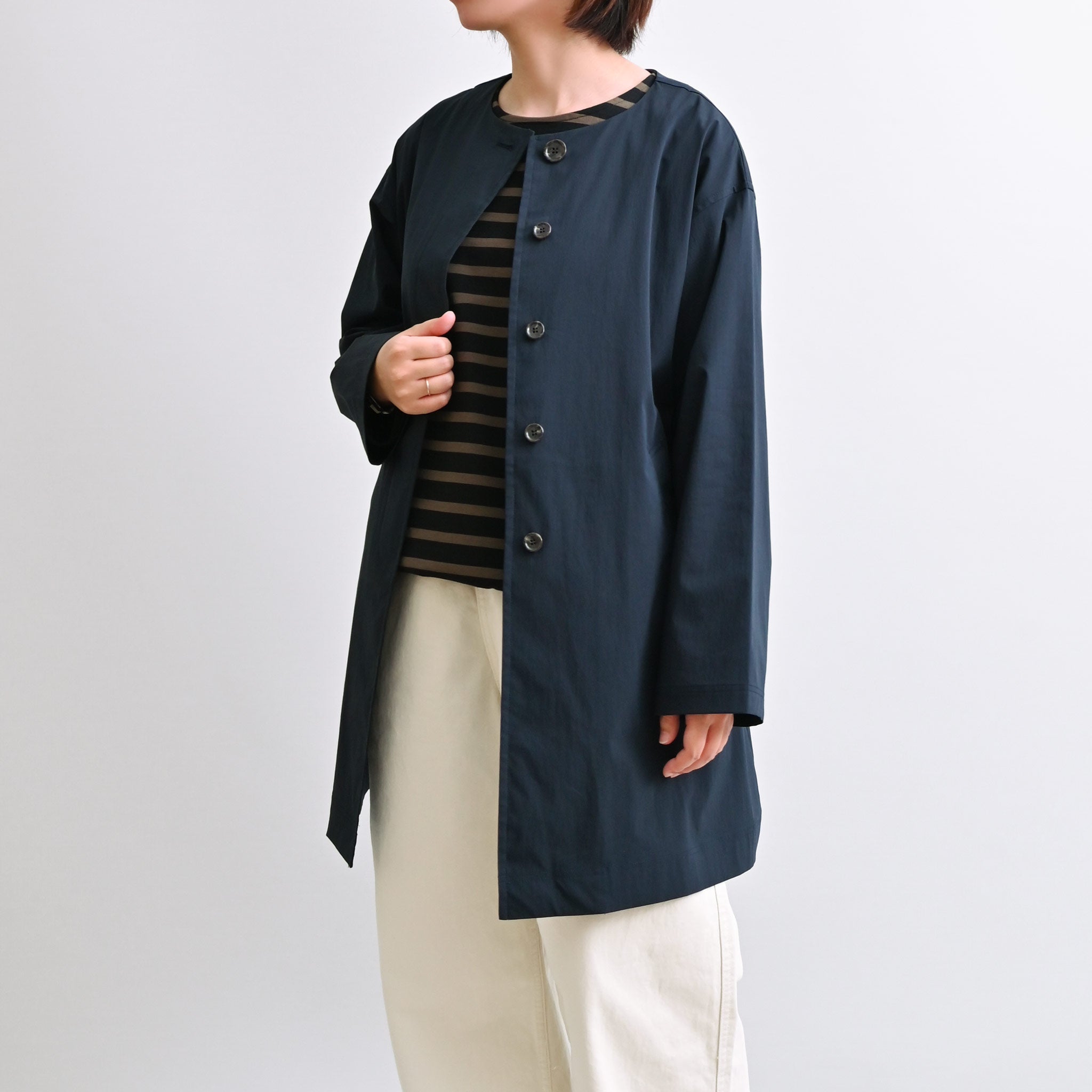 CNタイプライターストレッチコート