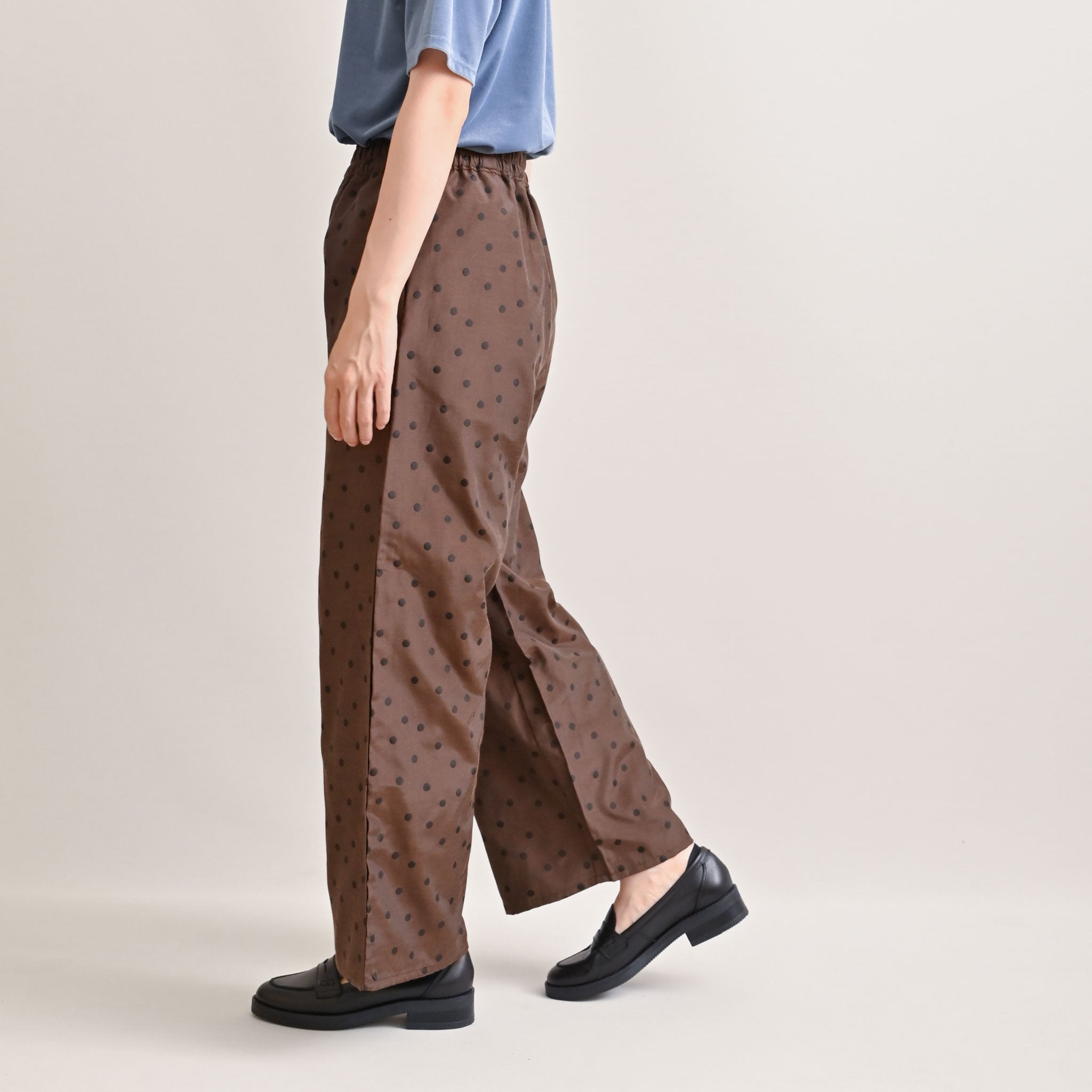 ドットジャガードパンツ