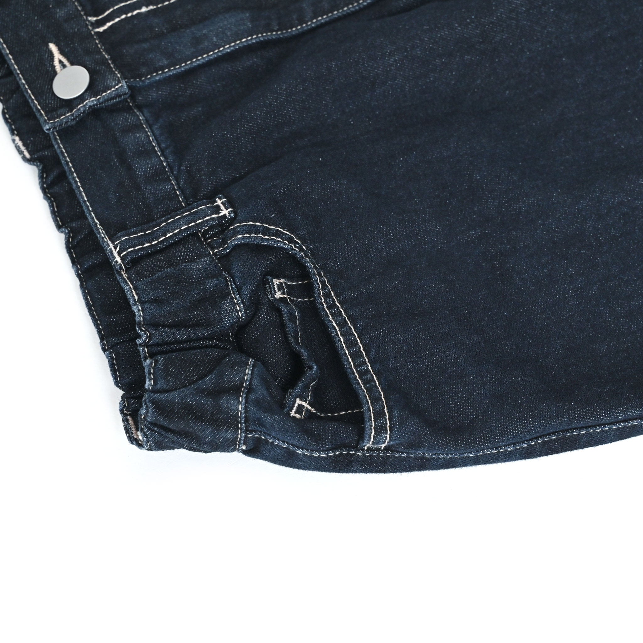 デニムステッチスカート