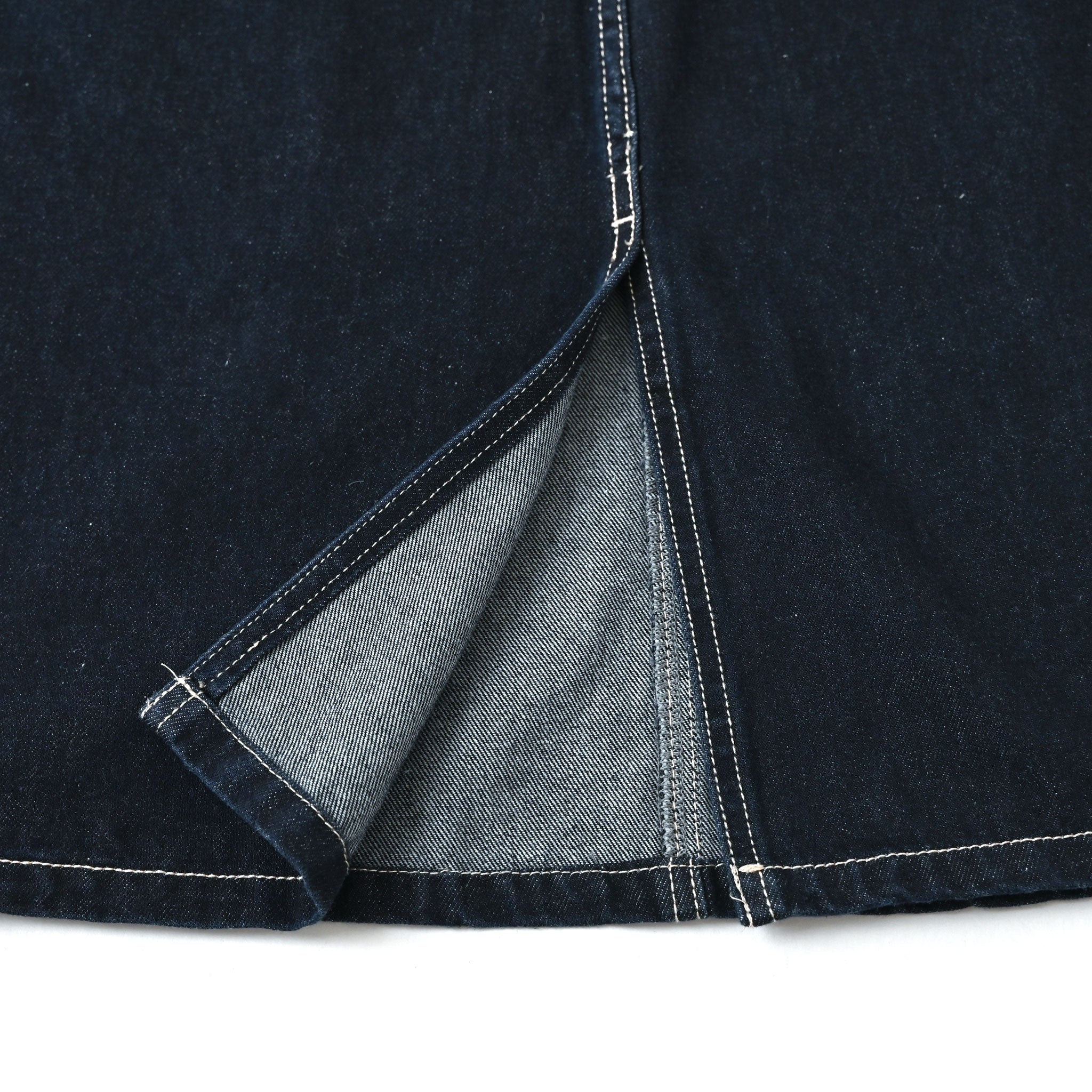 デニムステッチスカート