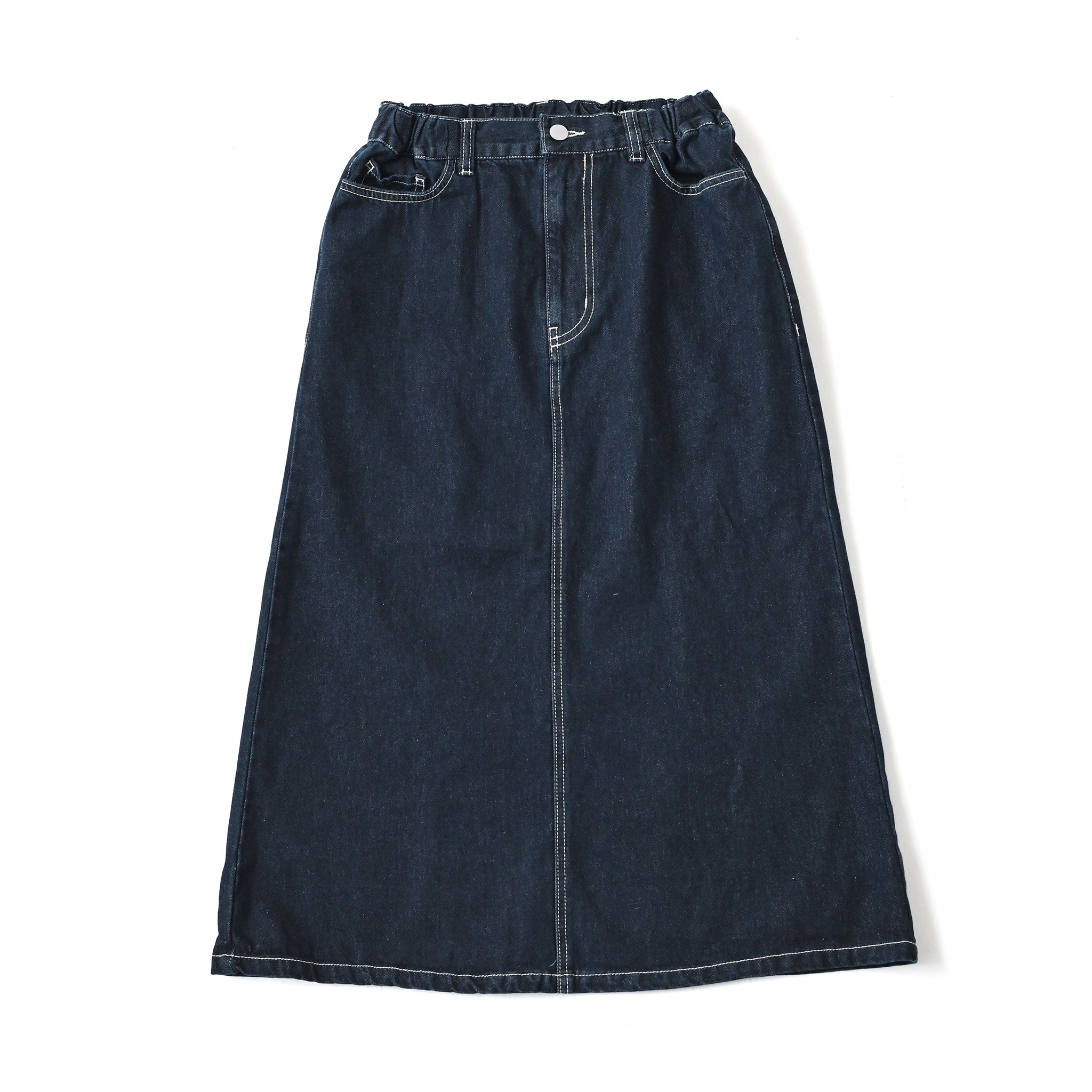 デニムステッチスカート