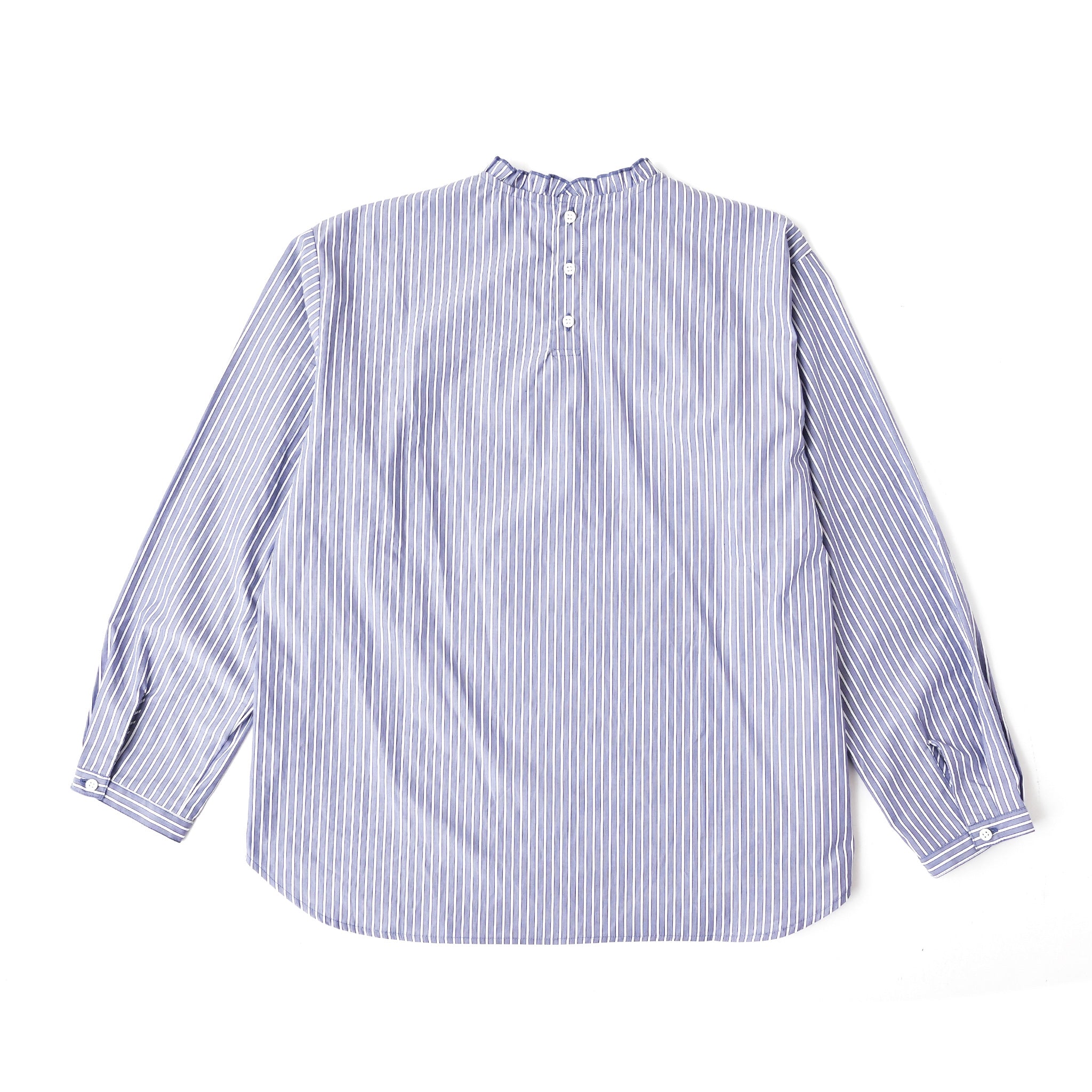 フリルストライププルオーバー 長袖