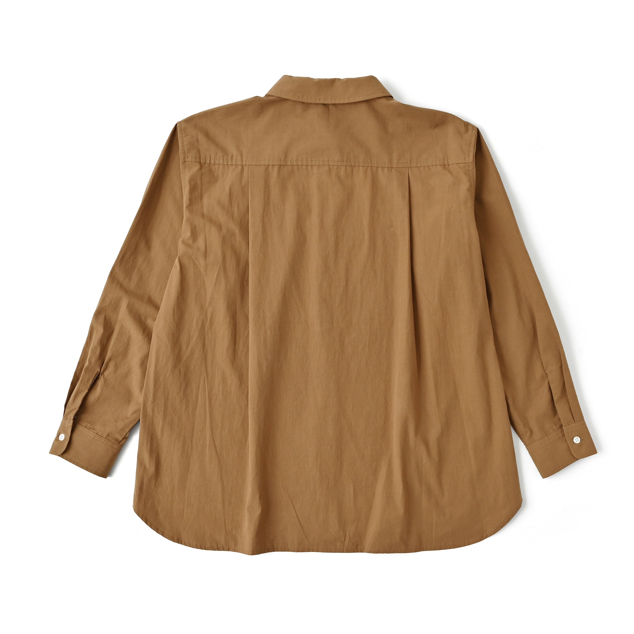 ブロードワッシャーブラウス 長袖