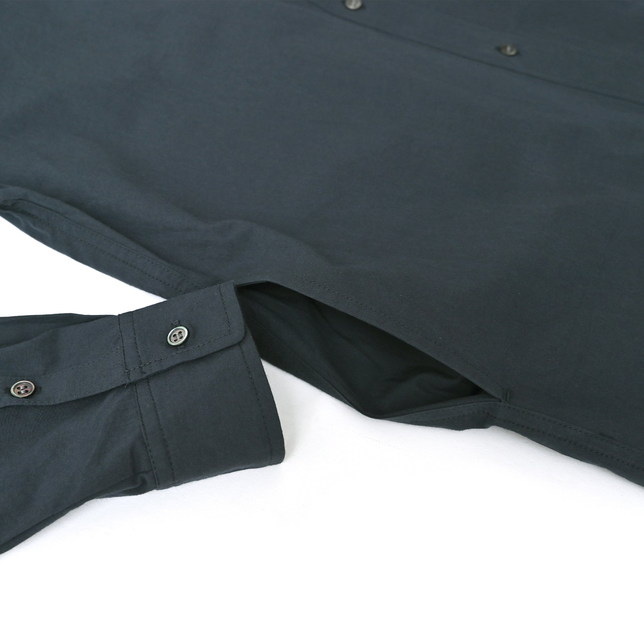 ブロードワッシャーワンピース 長袖