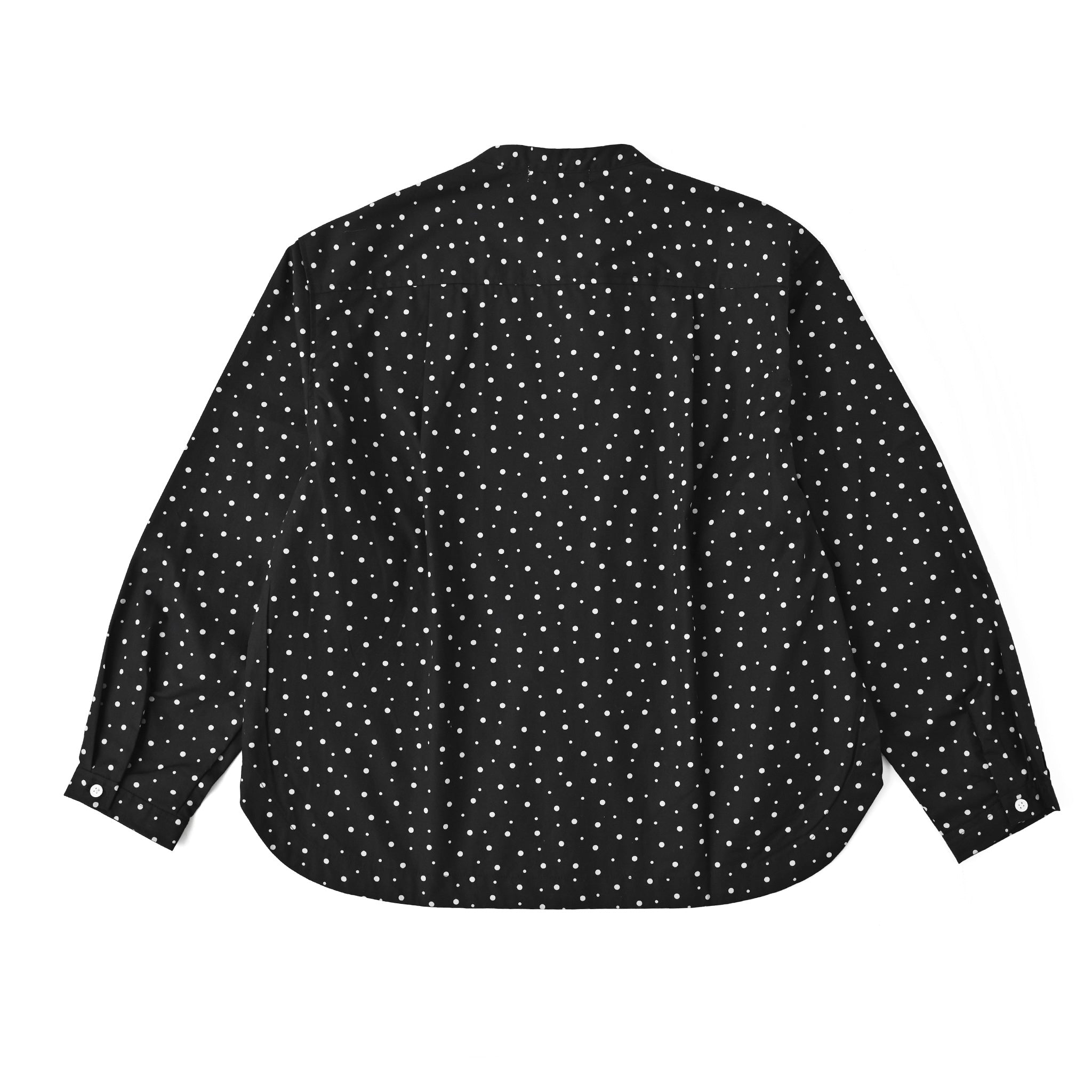 コットンドットブラウス 長袖