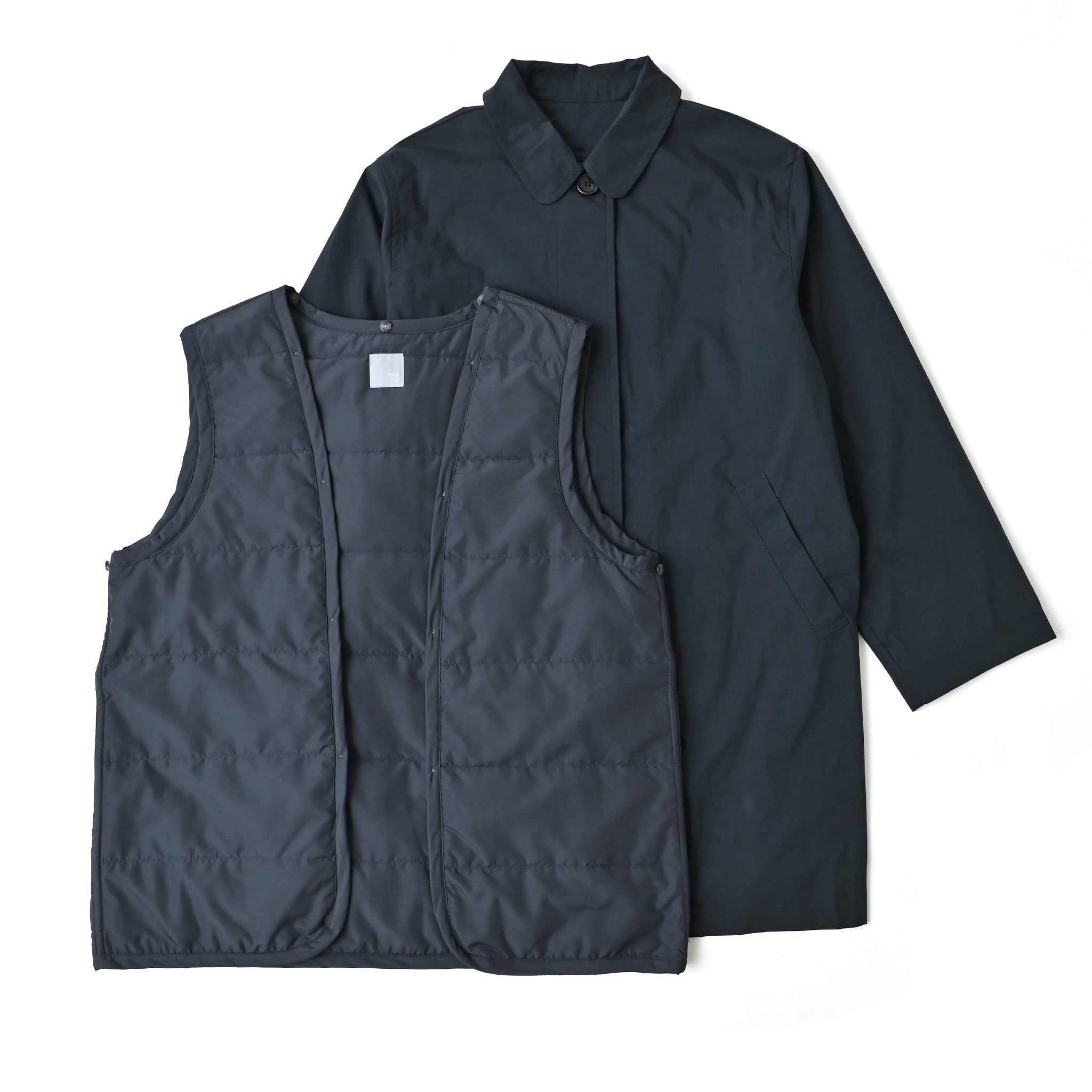 ライトコットンナイロン コート(ライナー付き)