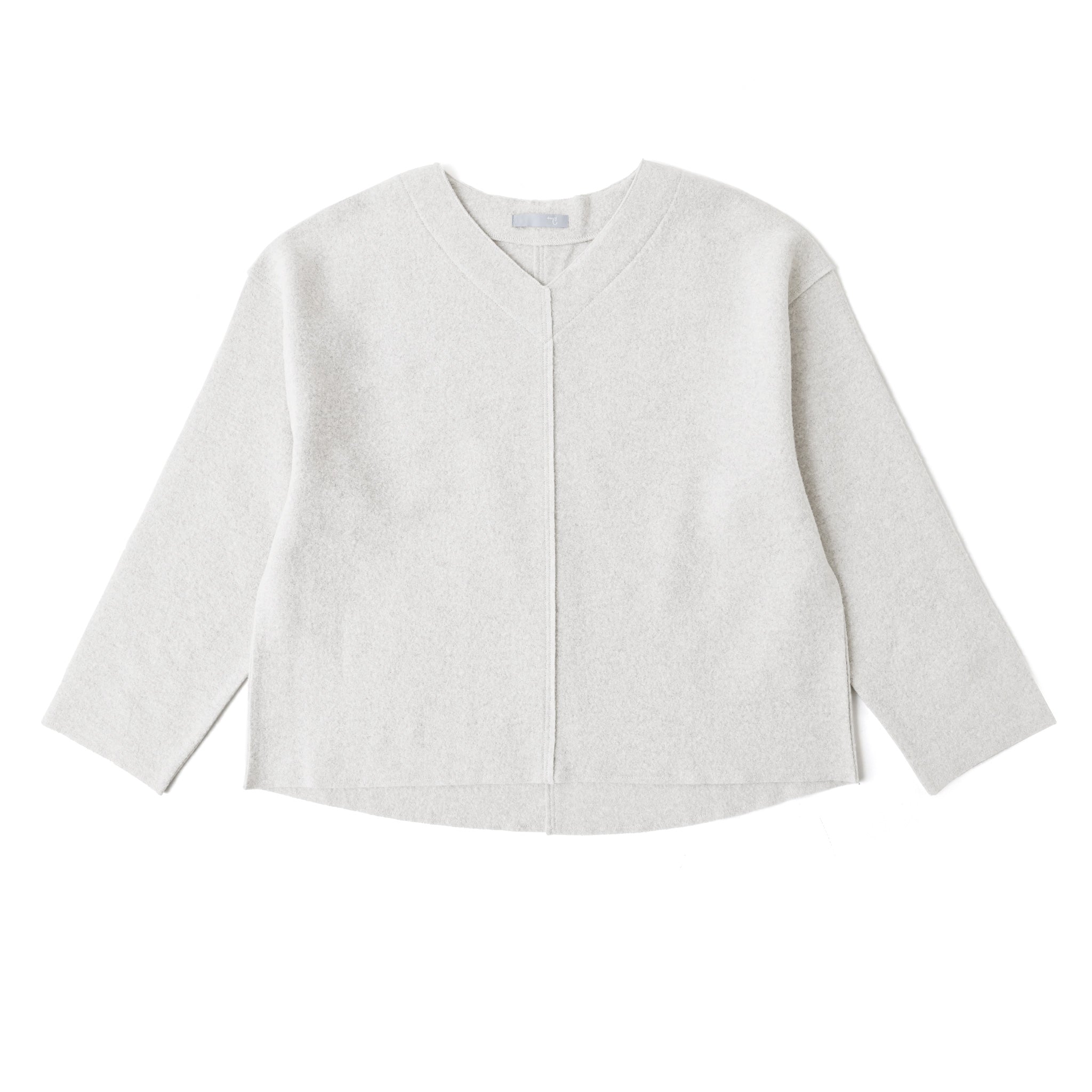 ウールリングカットプルオーバー 長袖