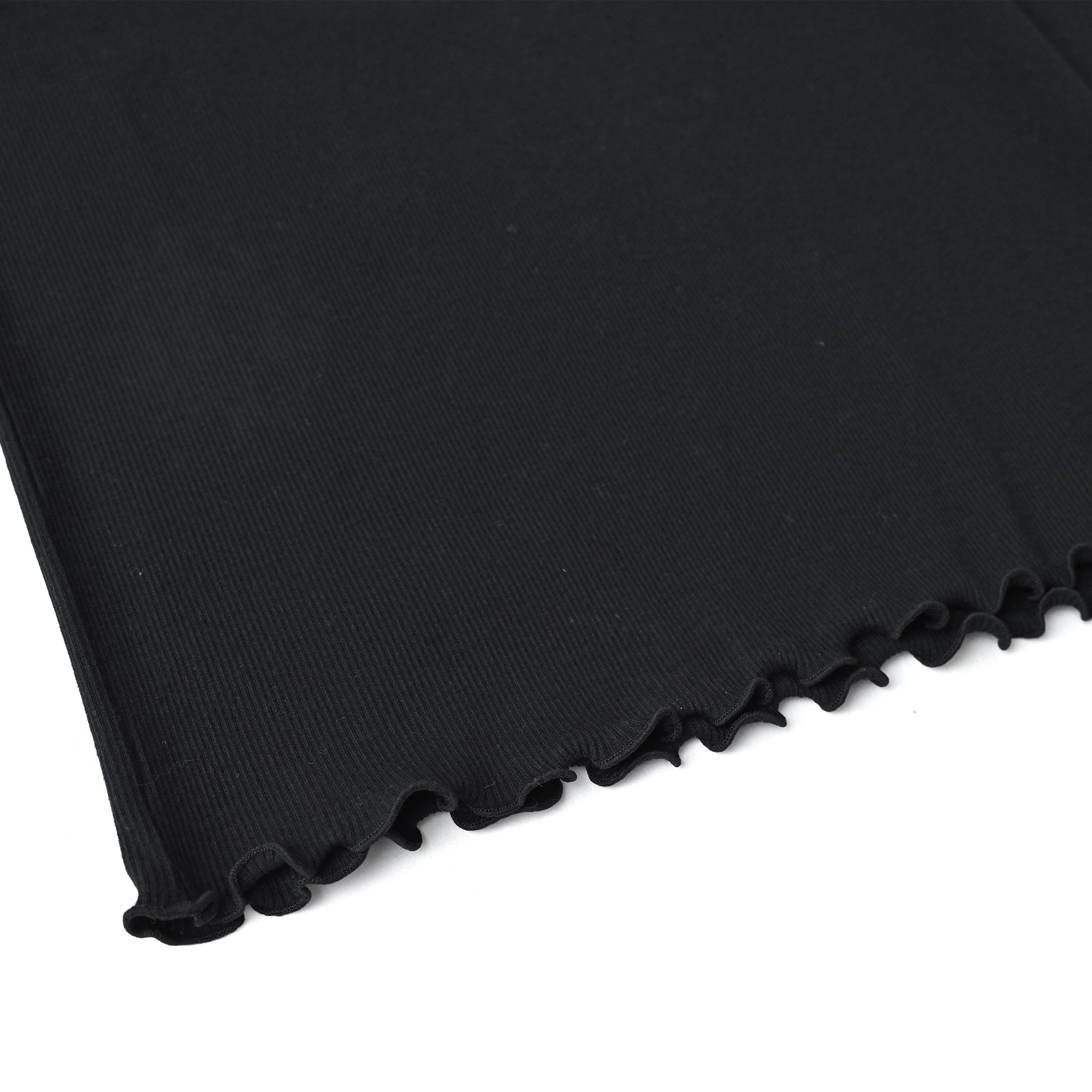 コットンウールテレコクルーネックプルオーバー 長袖