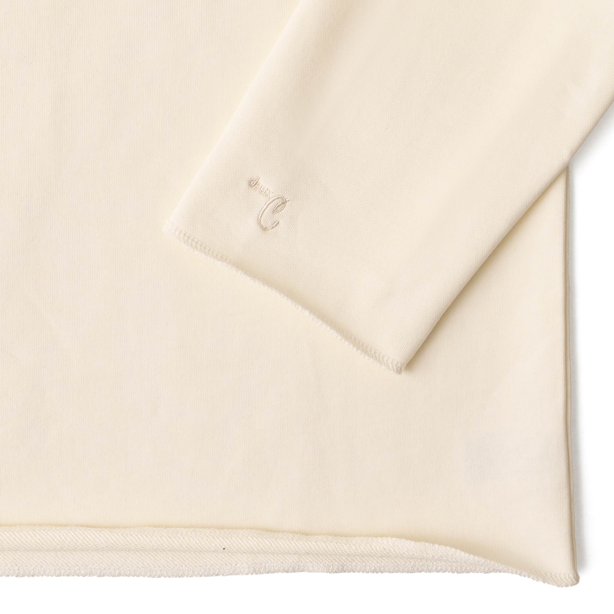 リブネックウラケプルオーバー 長袖