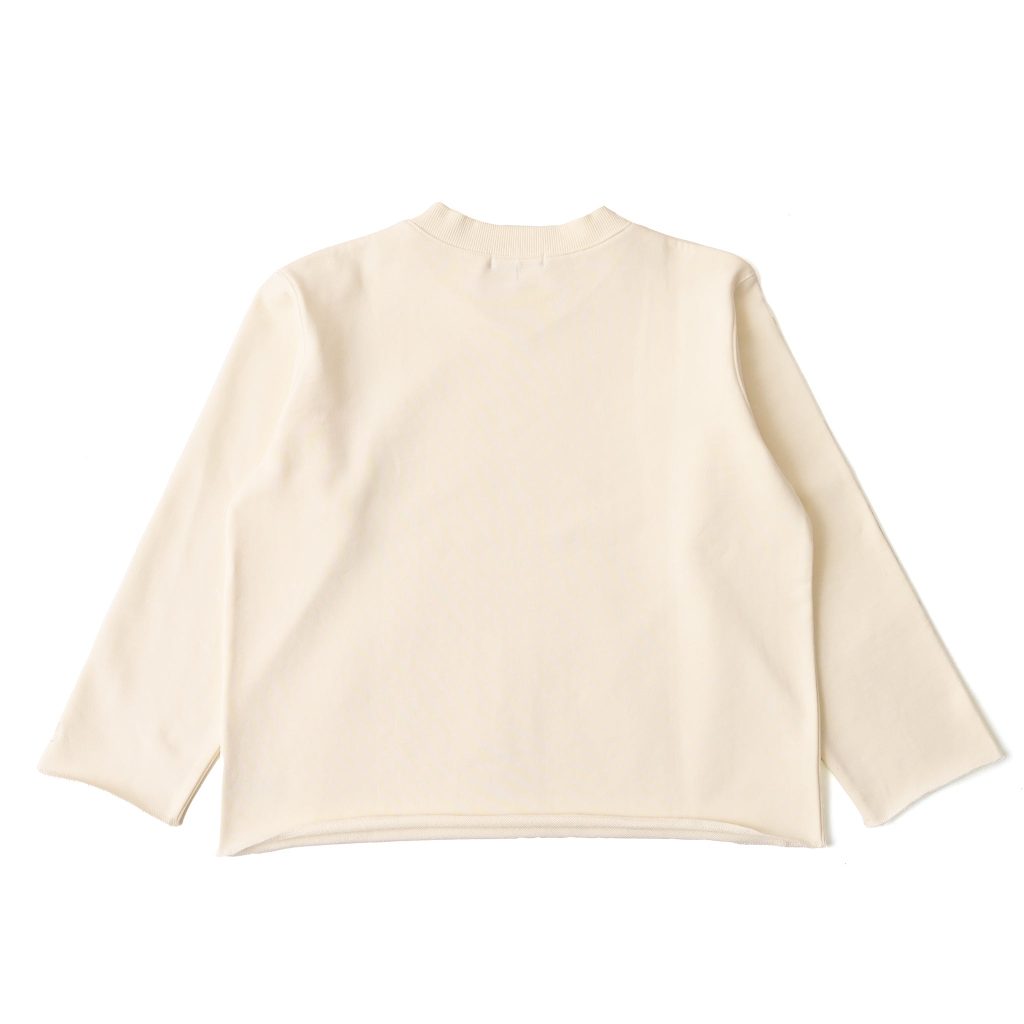 リブネックウラケプルオーバー 長袖