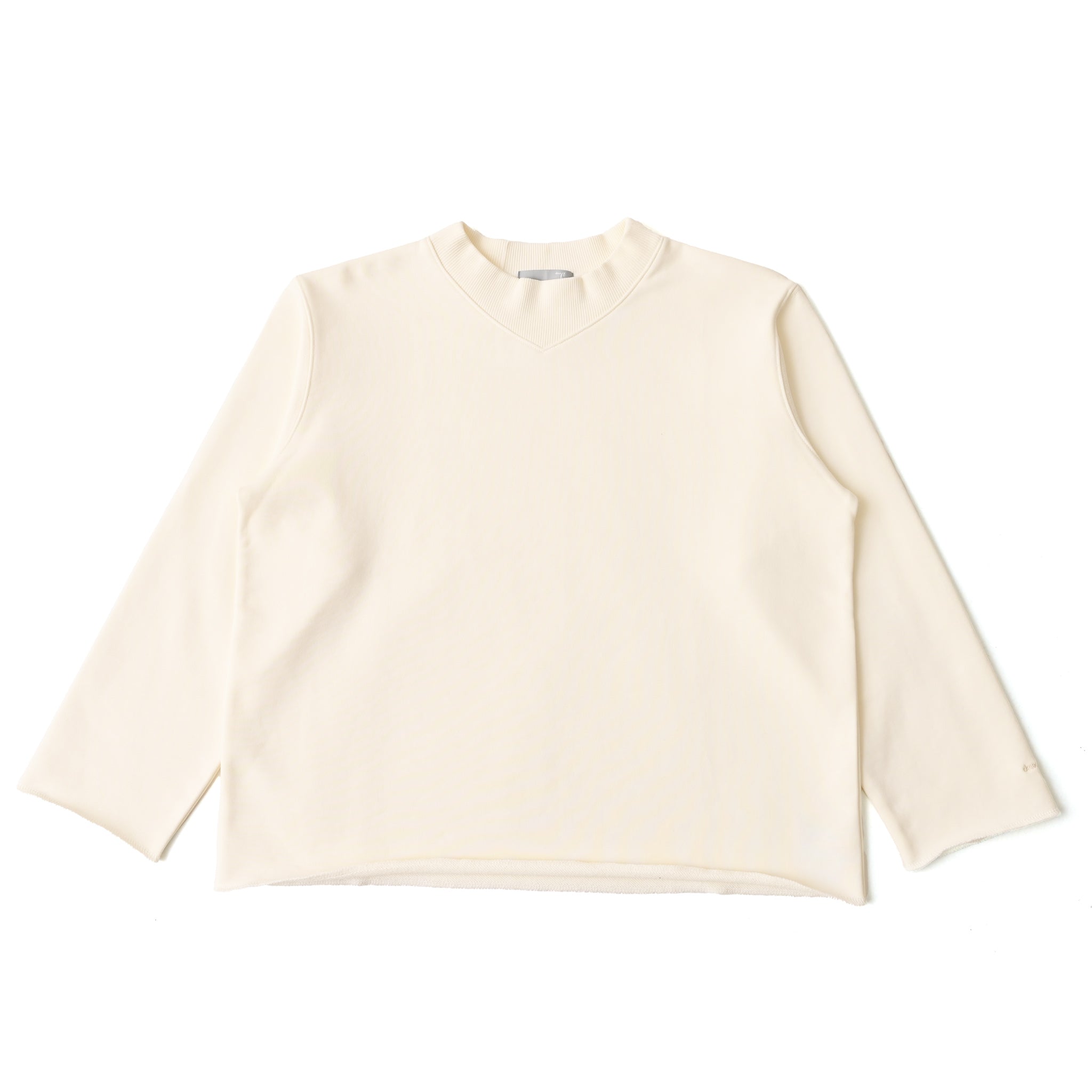 リブネックウラケプルオーバー 長袖