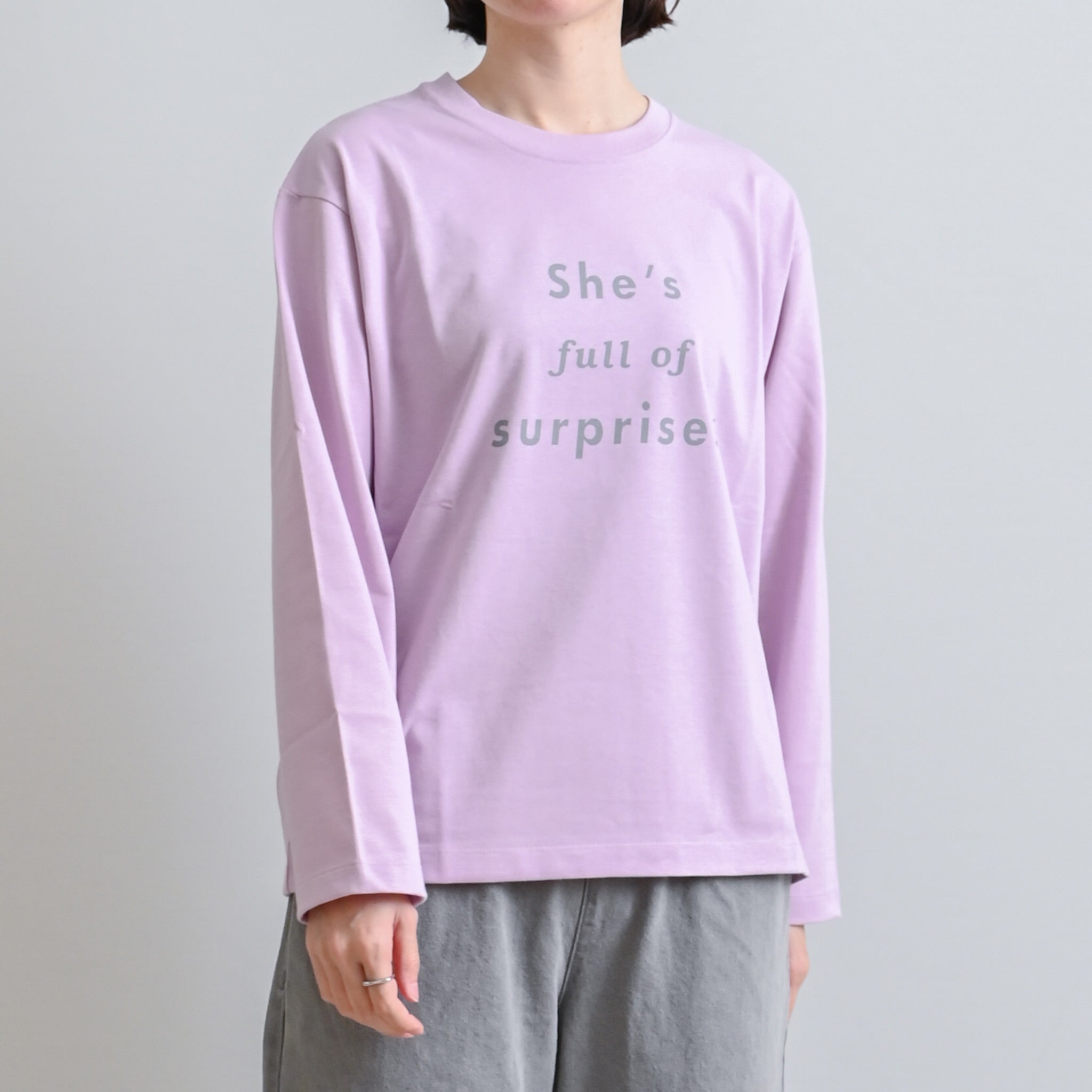 ロゴTシャツ 長袖