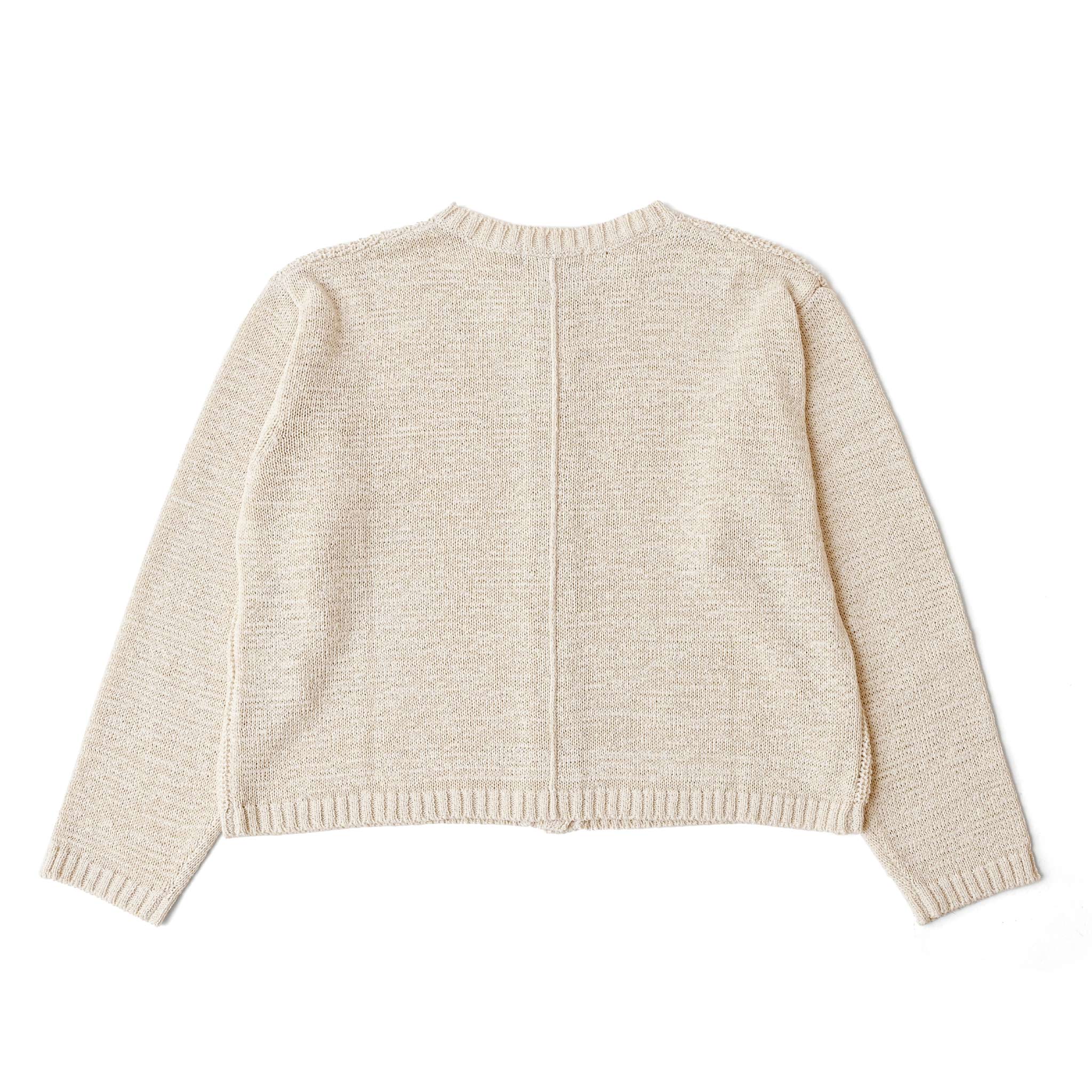 テープヤーンカーディガン 長袖