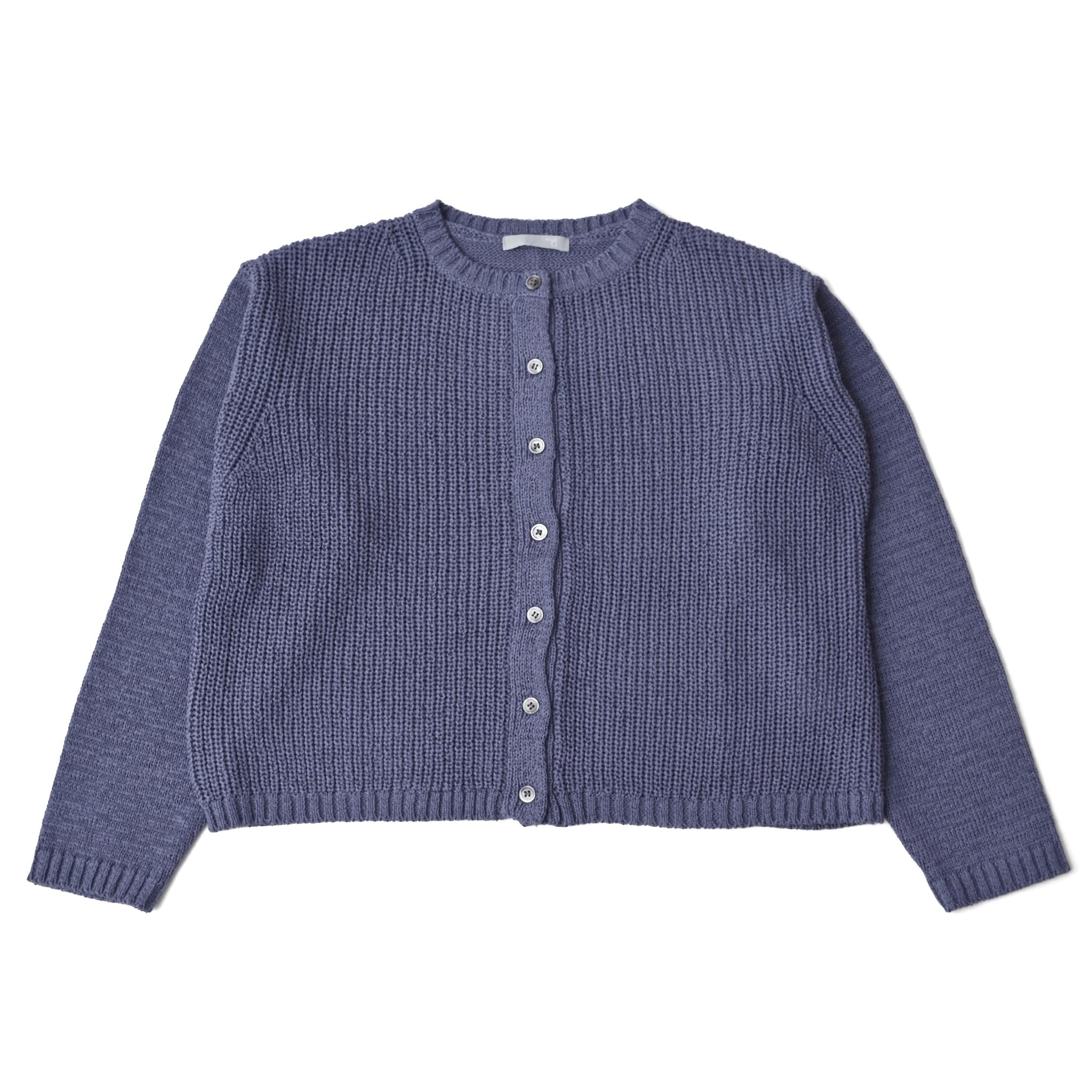 テープヤーンカーディガン 長袖